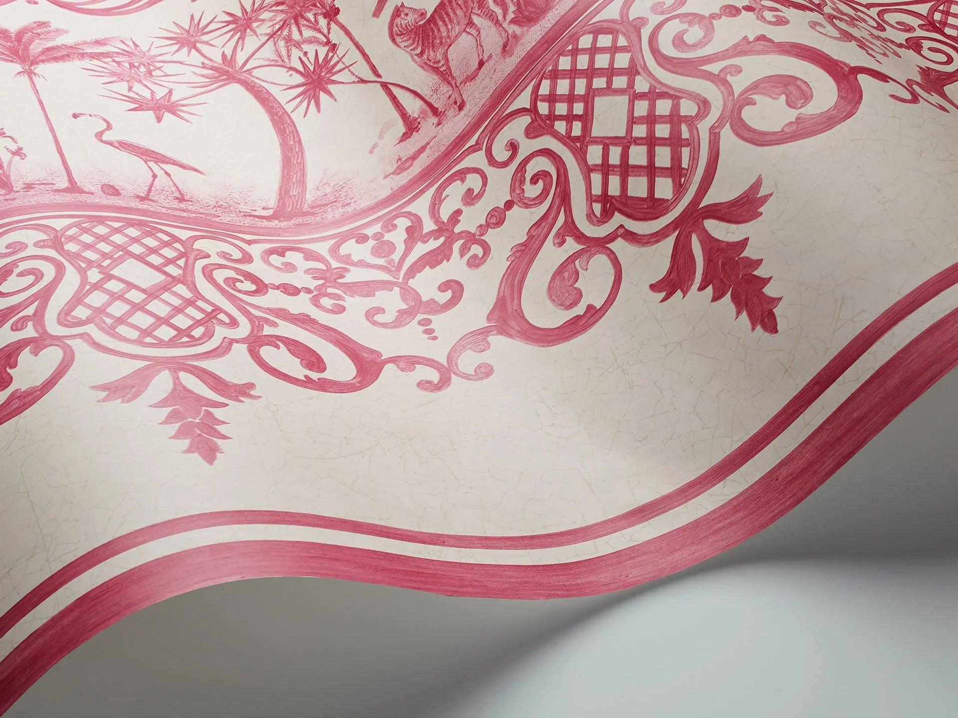 Tapeta FOLIE - Rousseau Border fuksja Cole & Son Eye on Design