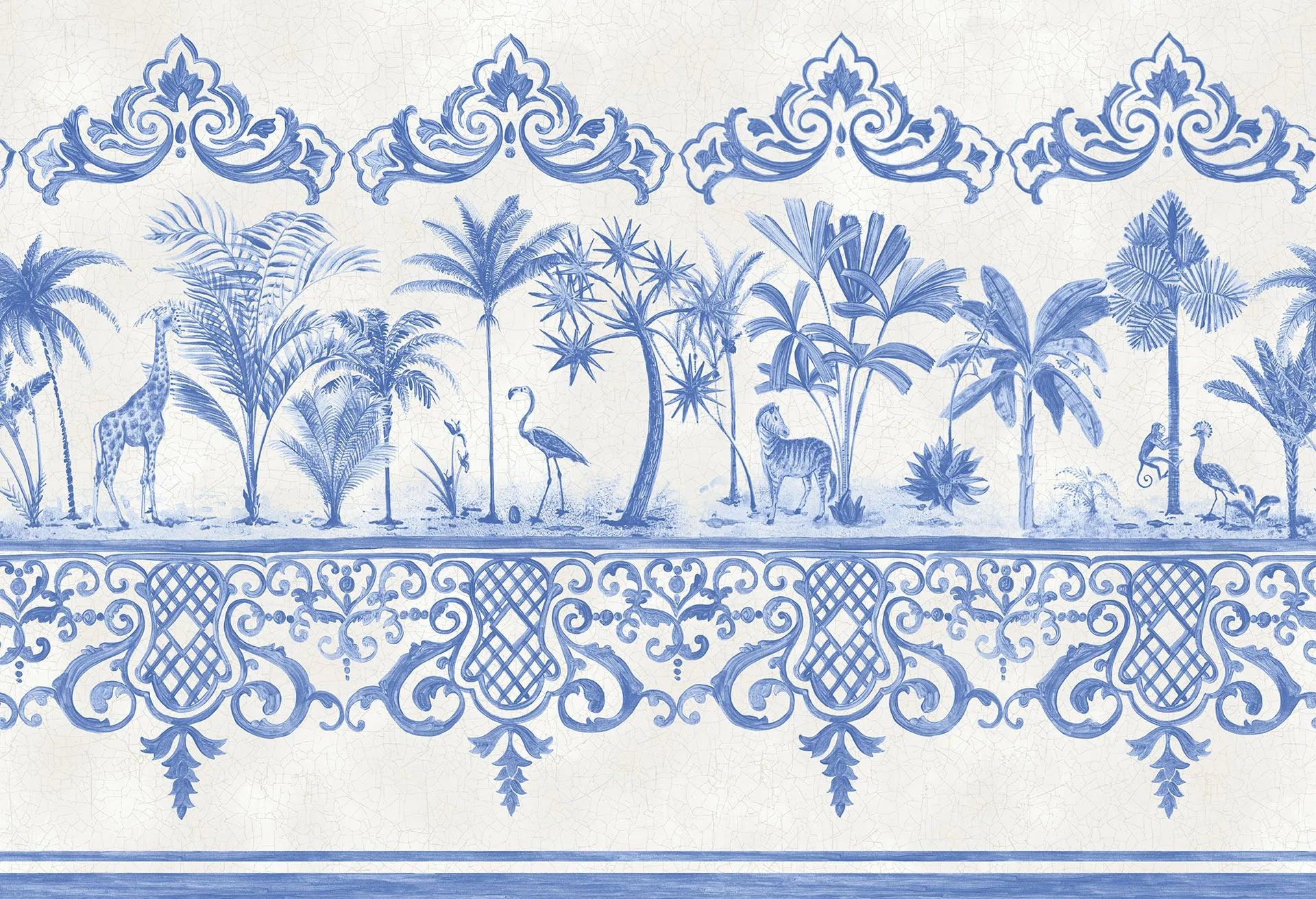 Tapeta FOLIE - Rousseau Border niebieski Cole & Son Default Title Eye on Design