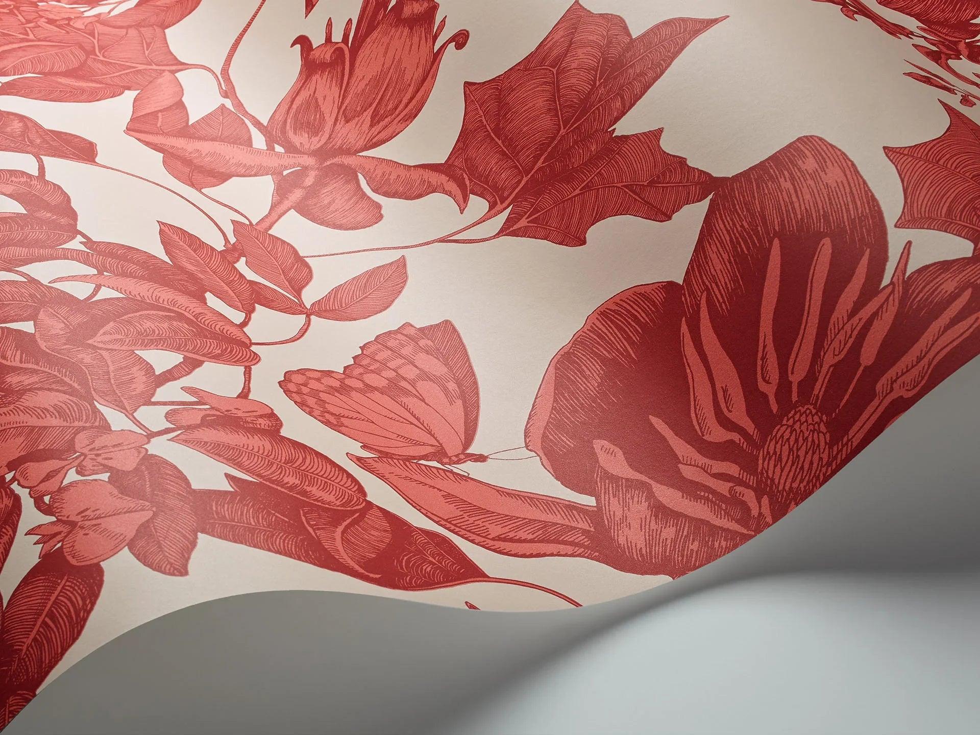 Tapeta FOLIE - Tivoli czerwony Cole & Son Eye on Design