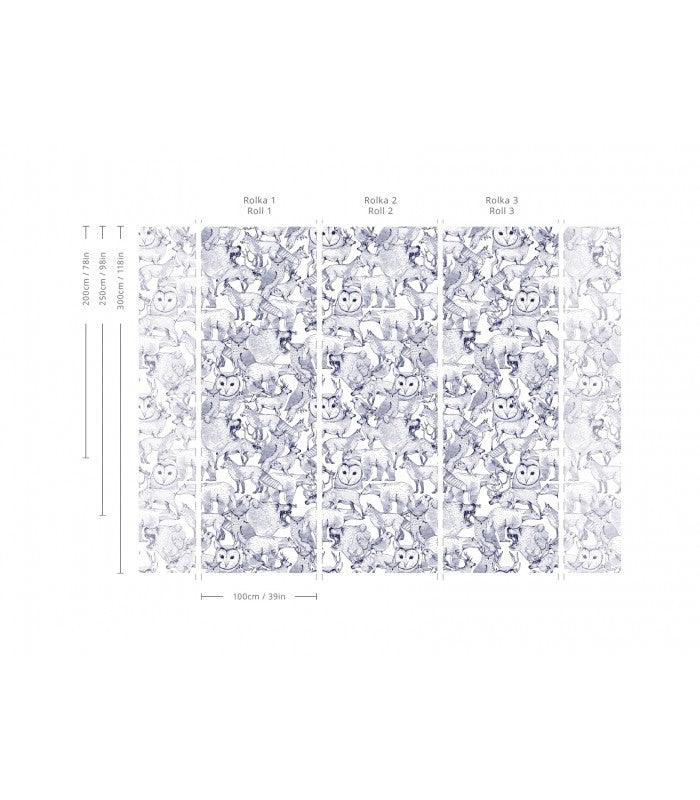 Tapeta Forest Frends Wallcolors Eye on Design