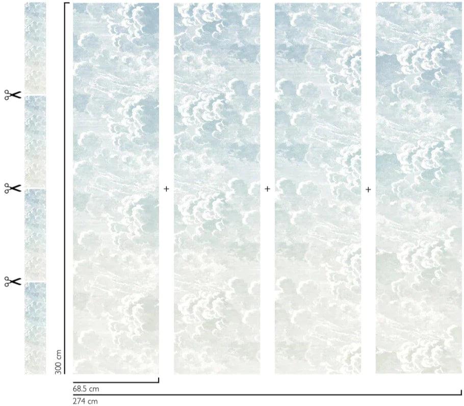 Tapeta FORNASETTI - Nuvole al Tramonto zmierzch Cole & Son Eye on Design