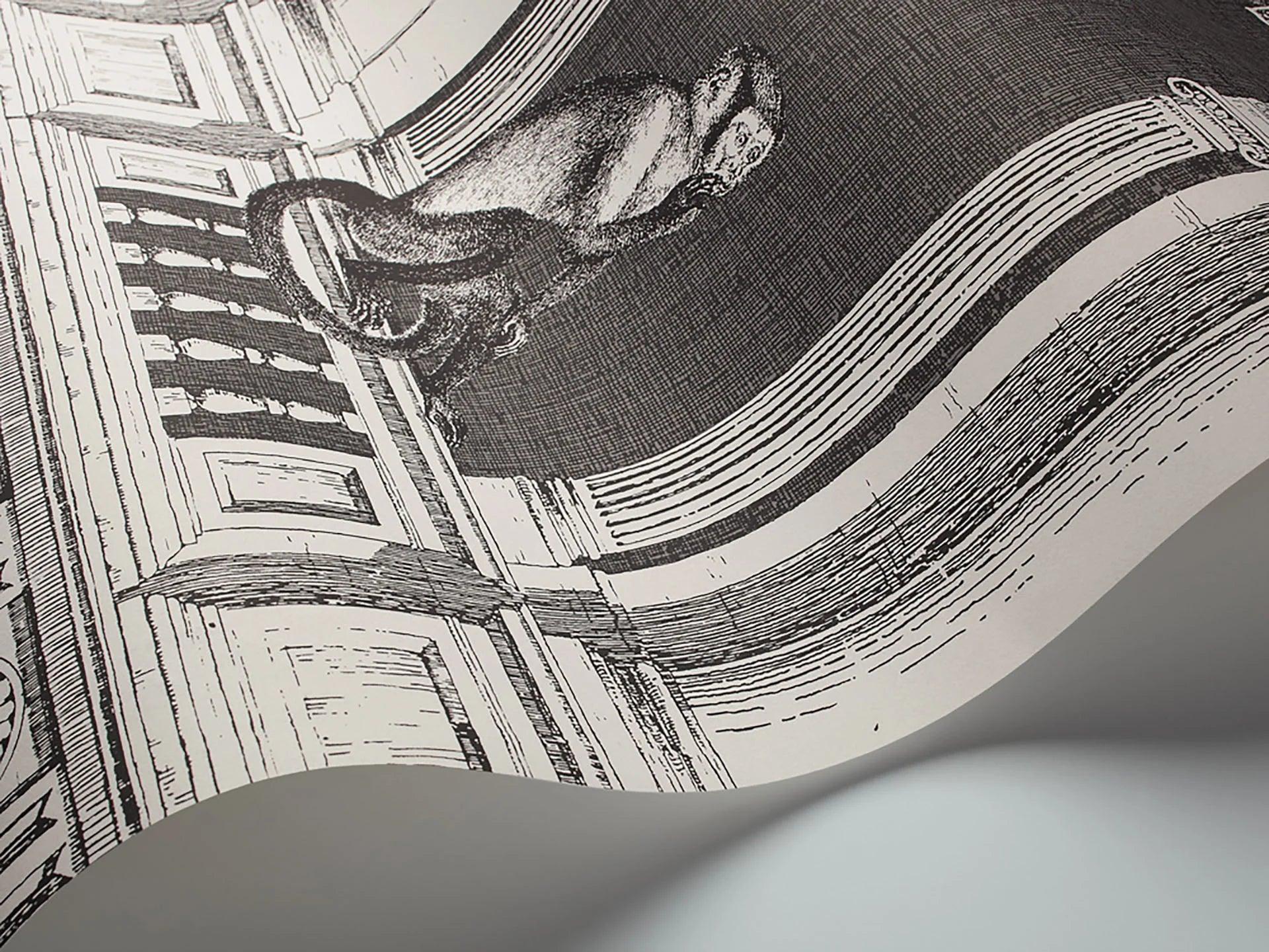 Tapeta FORNASETTI SENZA TEMPO - Procuratie e Scimmie Cole & Son Eye on Design