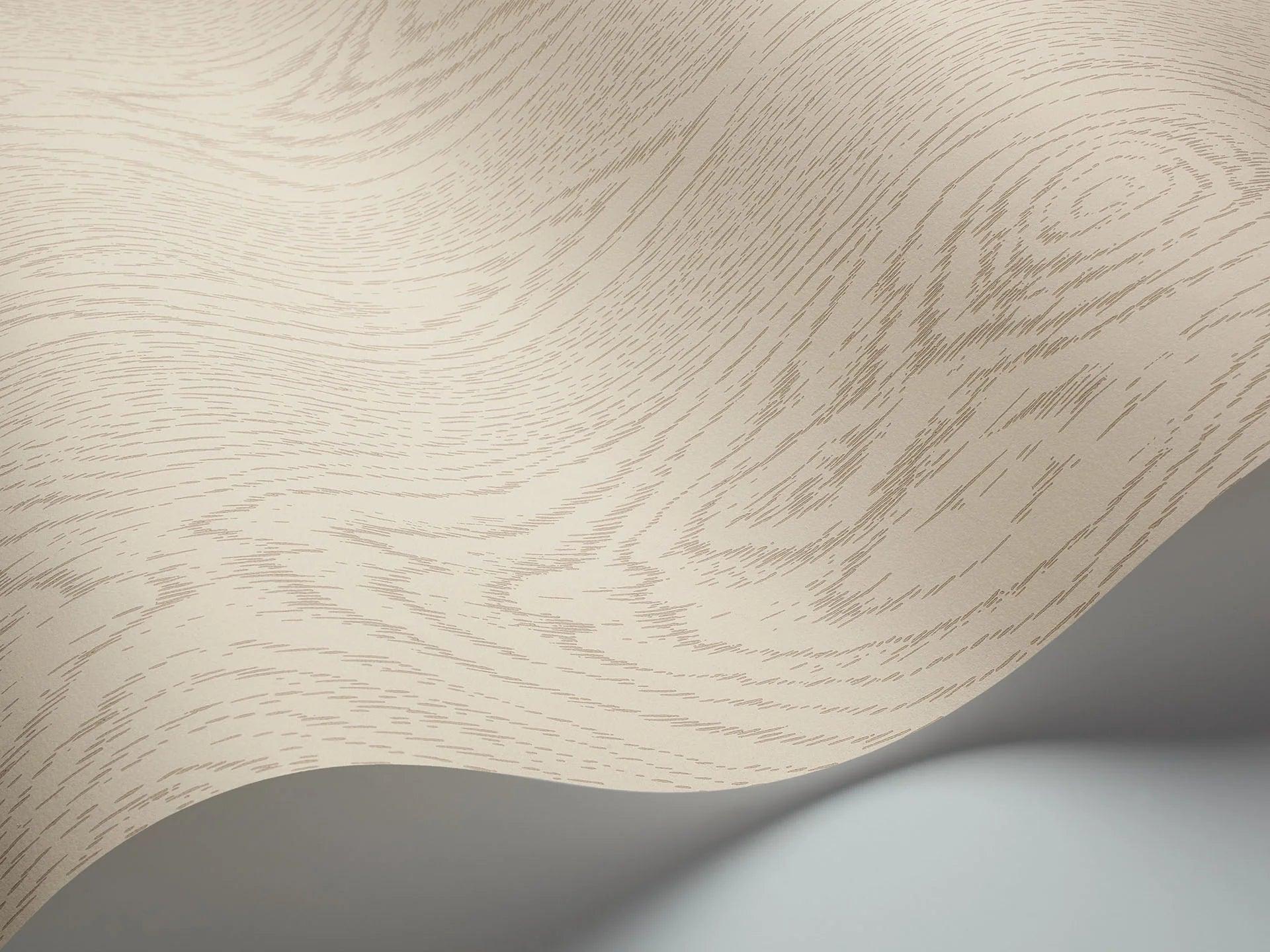 Tapeta imitująca drewniane deski FOUNDATION - Wood Grain kremowy na ścianę