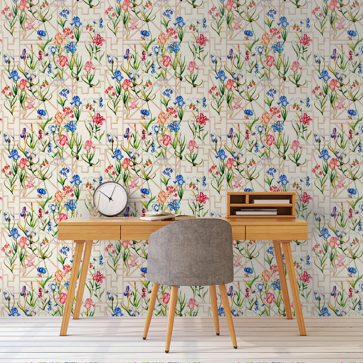 Tapeta FRETWORK GARDEN CITRON zielony Christian Lacroix Eye on Design