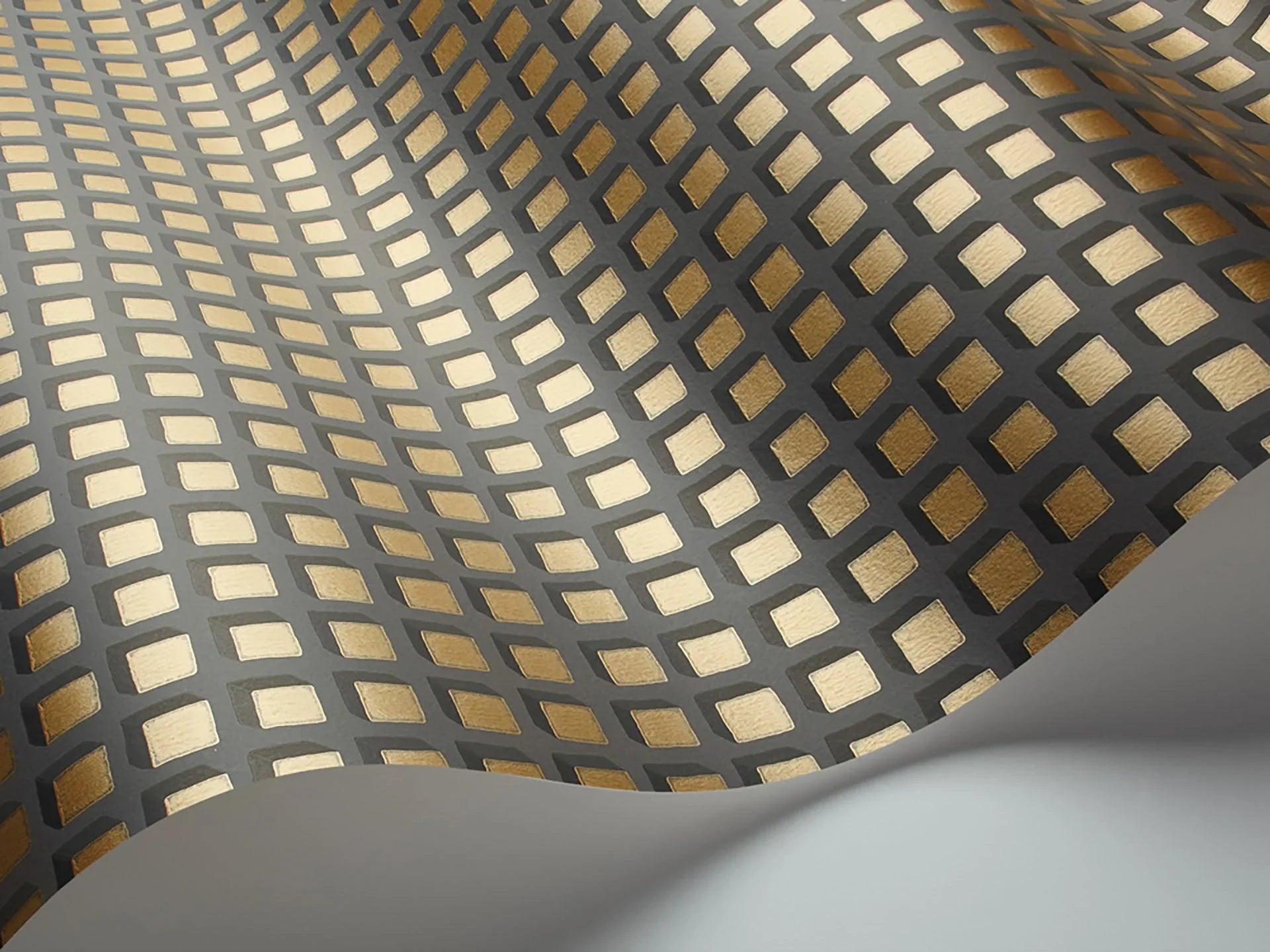 Tapeta GEOMETRIC II - Mosaic czarny Cole & Son Eye on Design