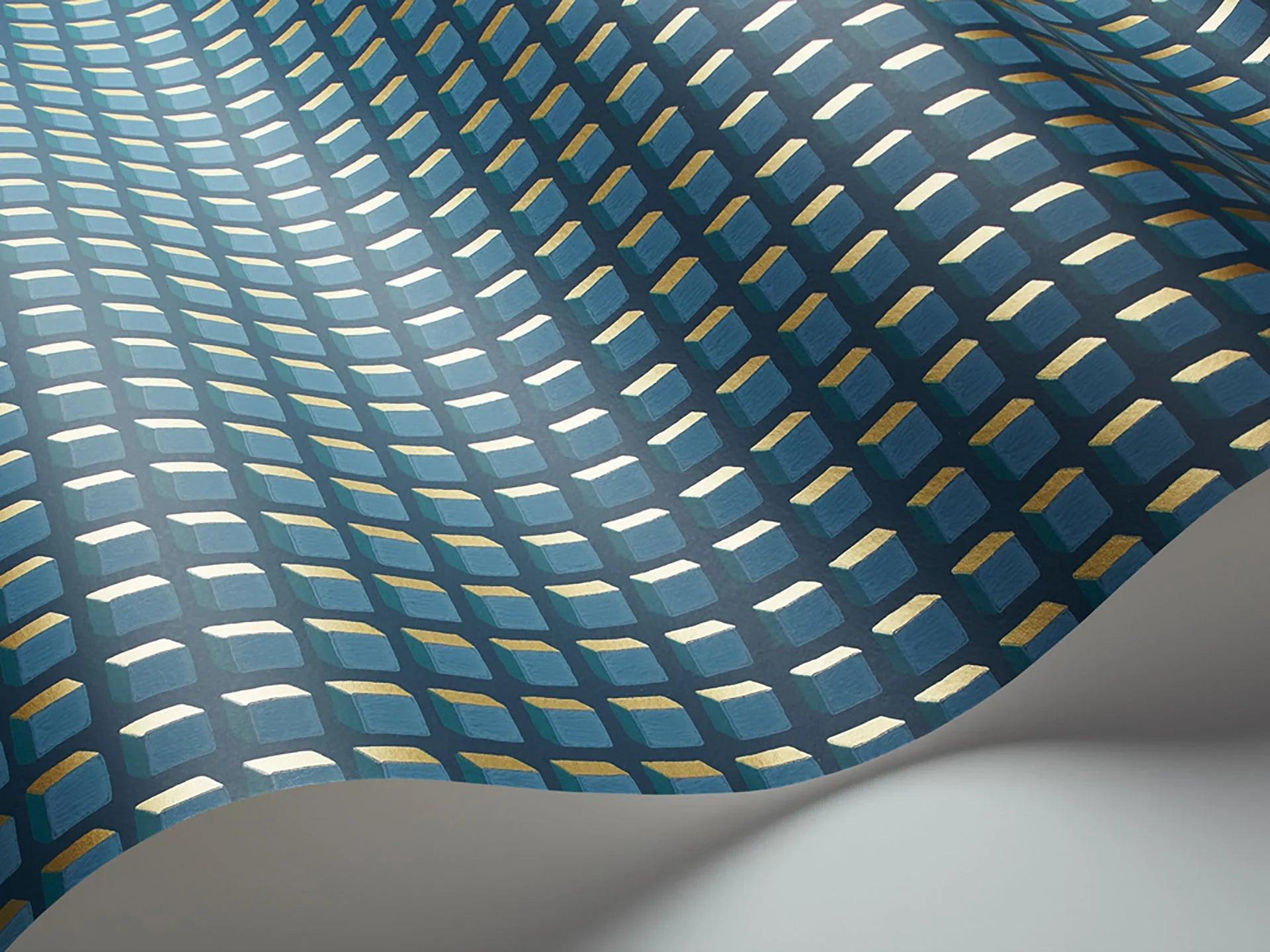 Tapeta GEOMETRIC II - Mosaic niebieski Cole & Son Eye on Design