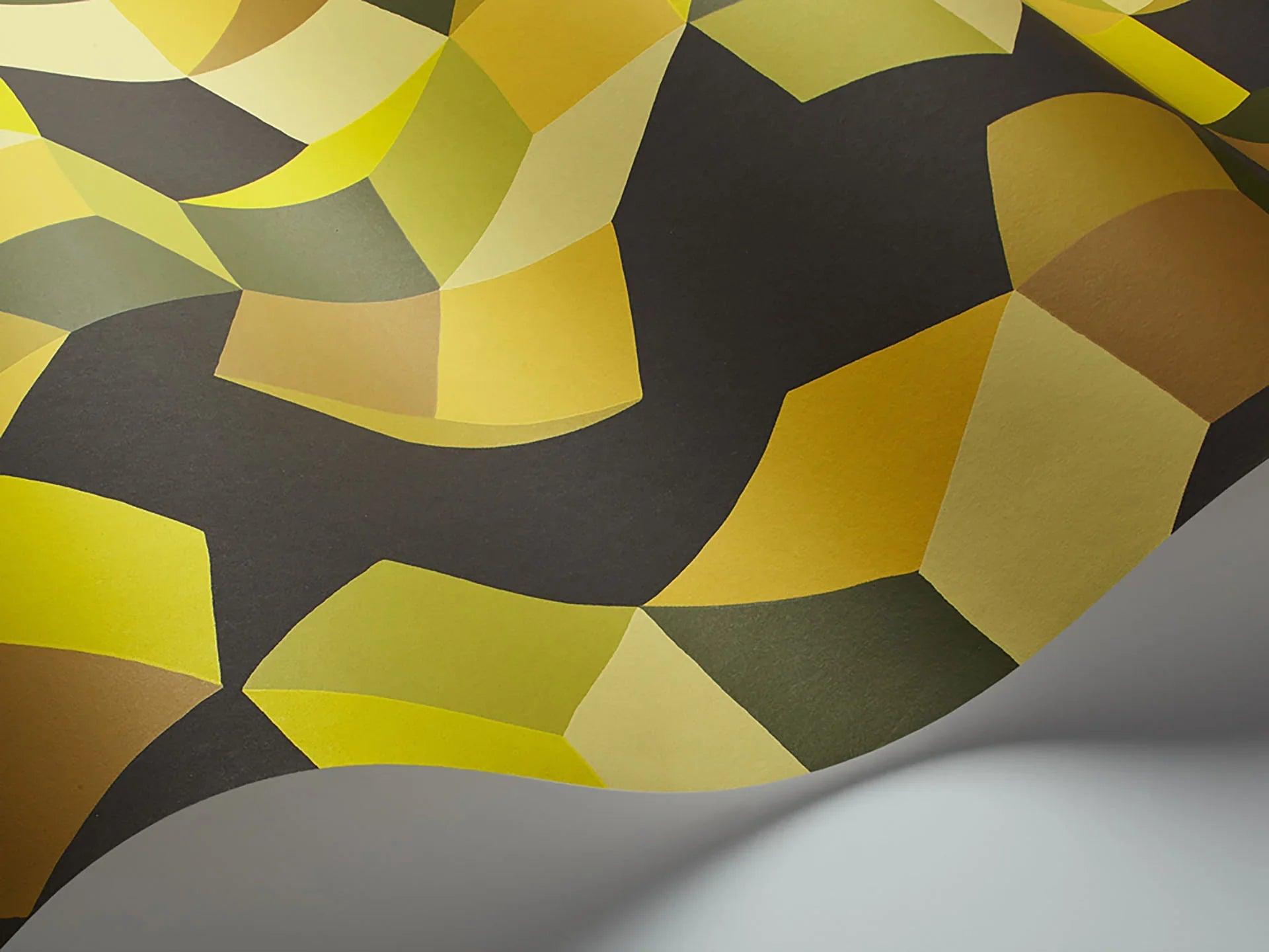 Tapeta GEOMETRIC II - Puzzle cytrynowy Cole & Son Eye on Design