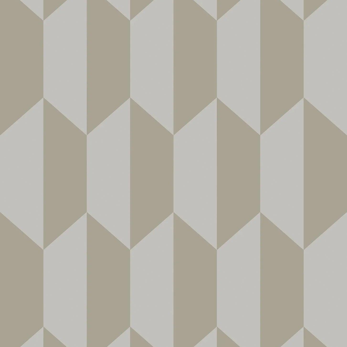 Tapeta z geometrycznym motywem heksagonów GEOMETRIC II - Tile metaliczne złoto – Cole & Son