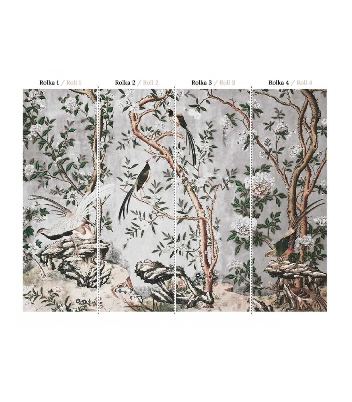 Tapeta GRAY CHINOISERIE Wallcolors Eye on Design
