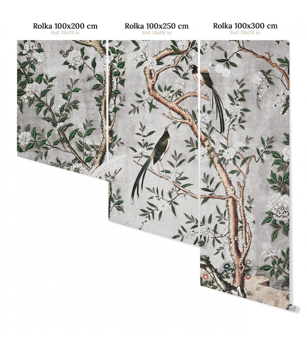 Tapeta GRAY CHINOISERIE Wallcolors Eye on Design