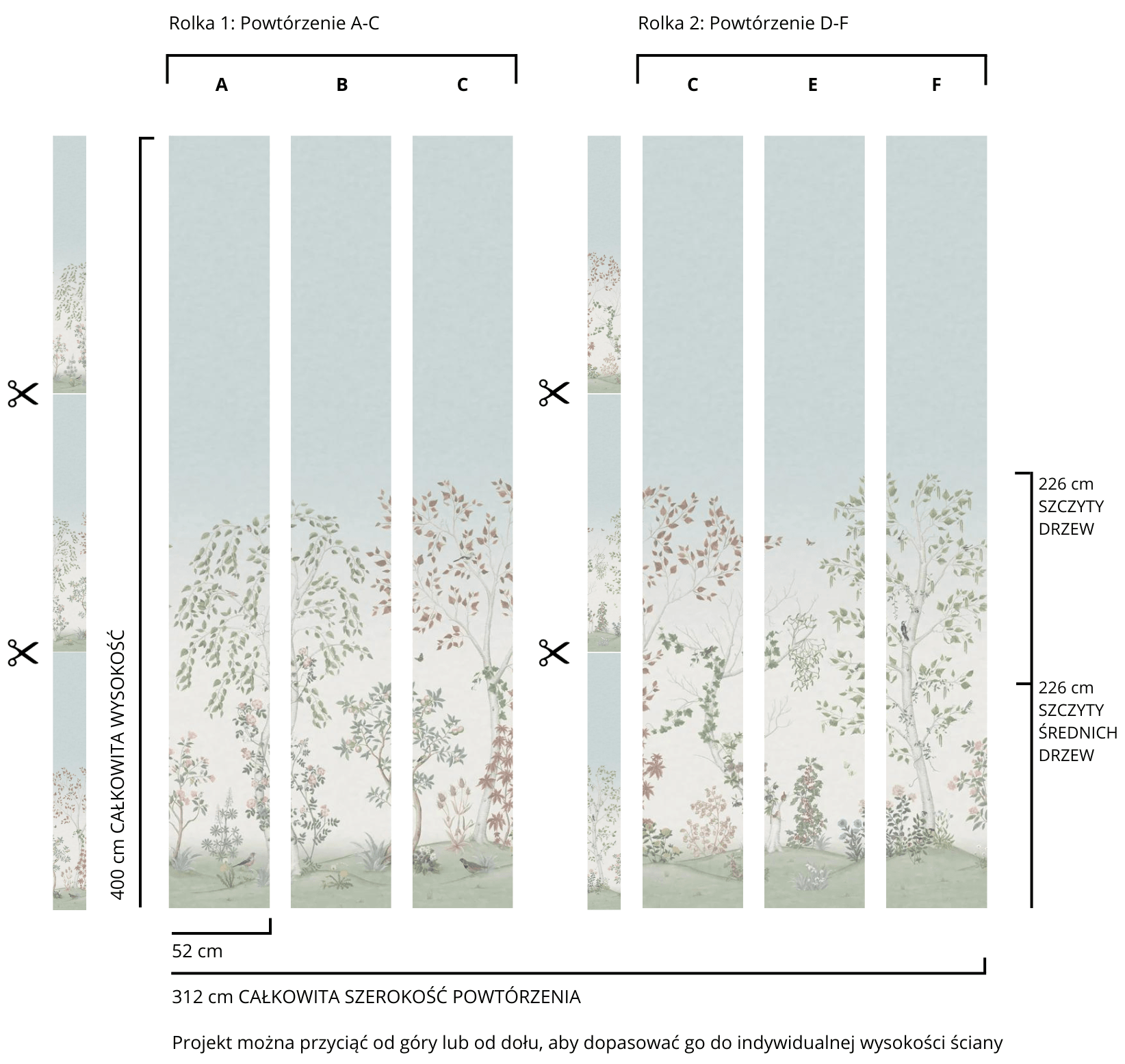 Tapeta jedwabna THE GARDENS - Seasonal Woods szary Cole & Son Eye on Design