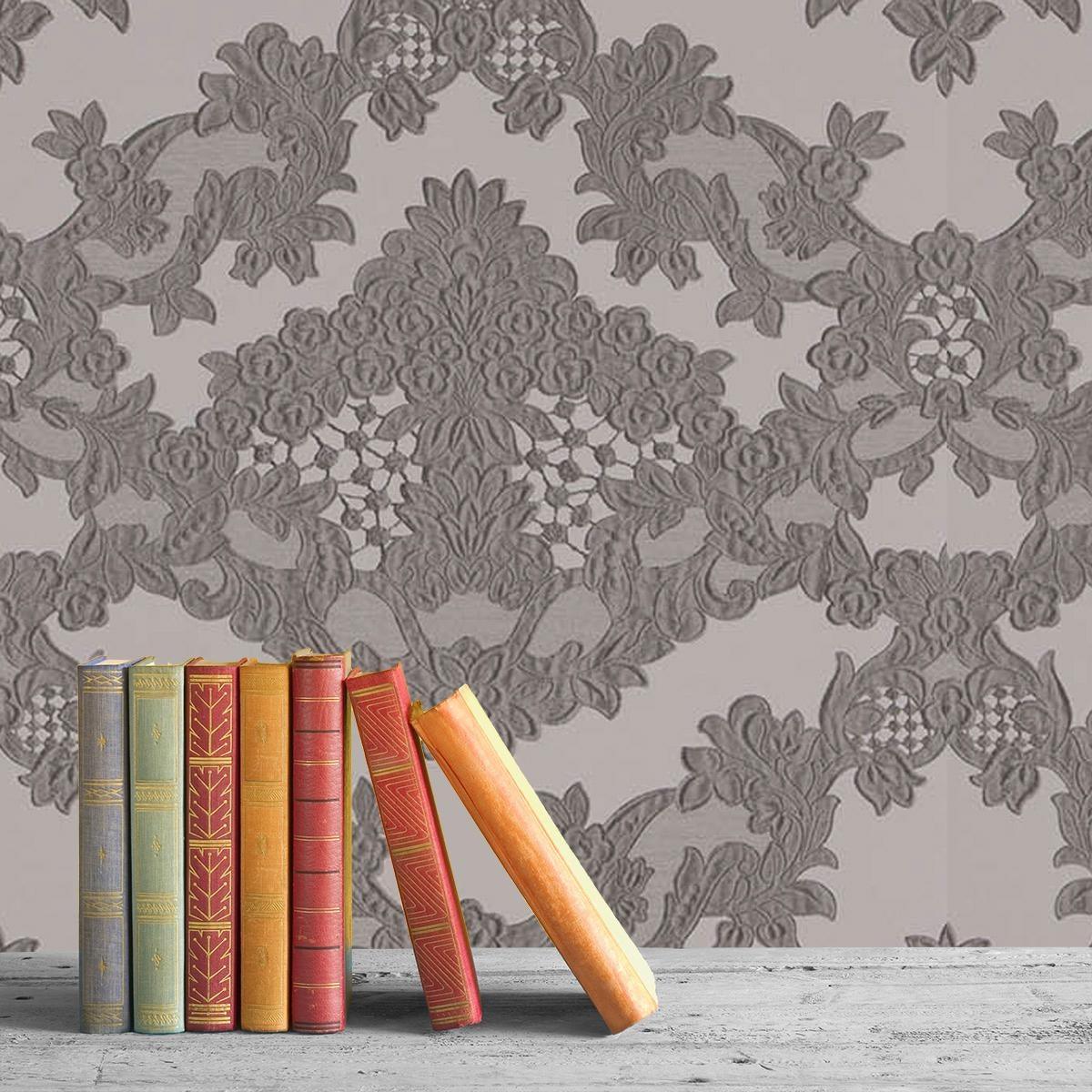 Tapeta MACARENA GALUCHAT - HIERRO szary Christian Lacroix Eye on Design