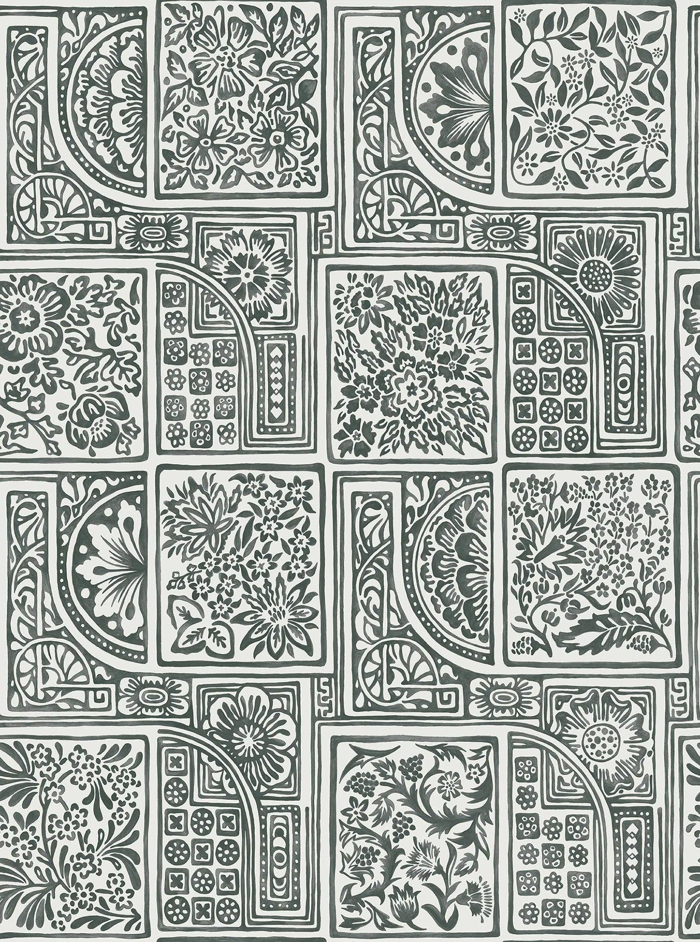 Tapeta MARIINSKY DAMASK - Bellini czarny Cole & Son Eye on Design