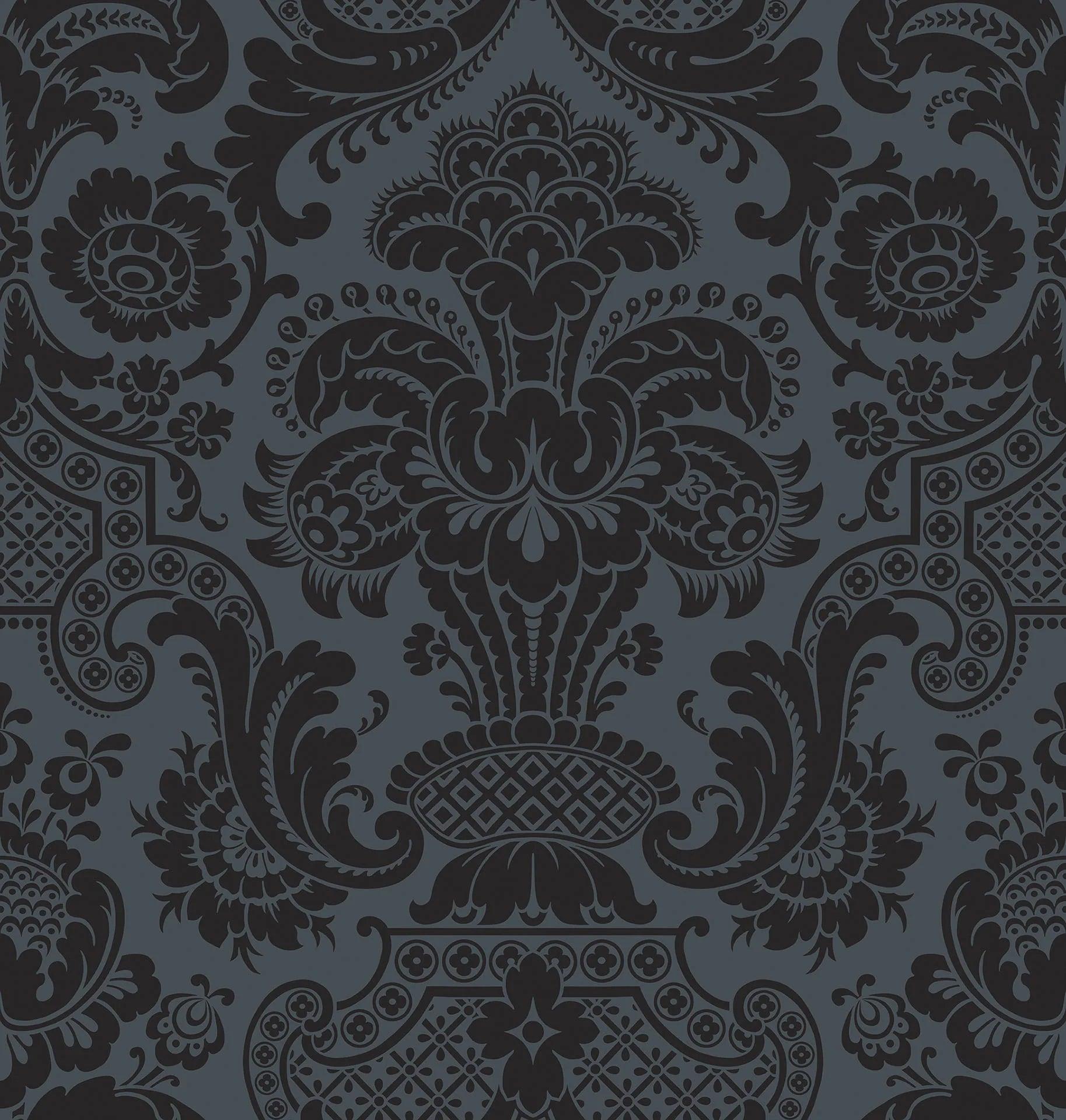 Tapeta MARIINSKY DAMASK - Petrouchka czarny Cole & Son Eye on Design