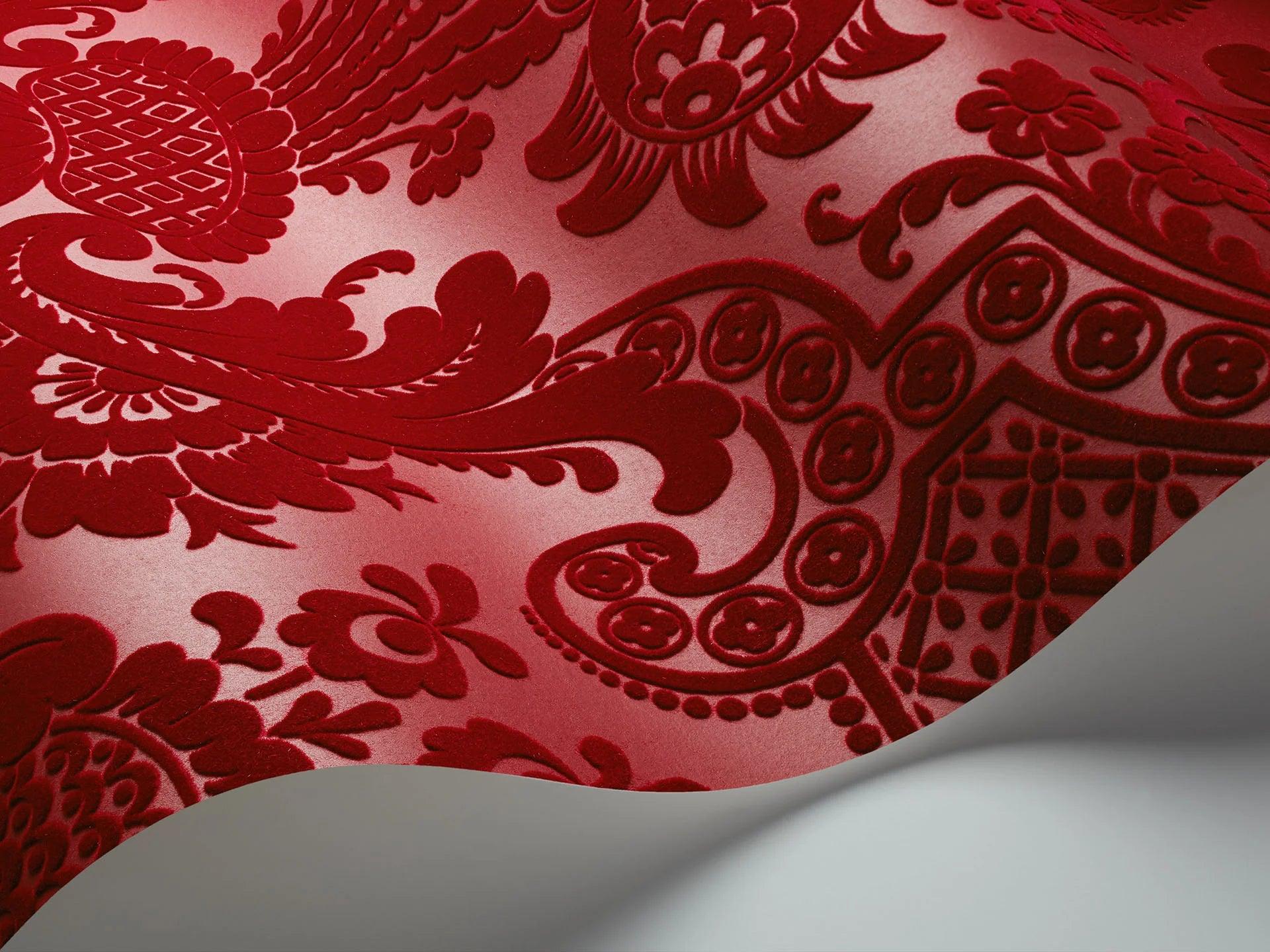 Tapeta MARIINSKY DAMASK - Petrouchka czerwony Cole & Son Eye on Design