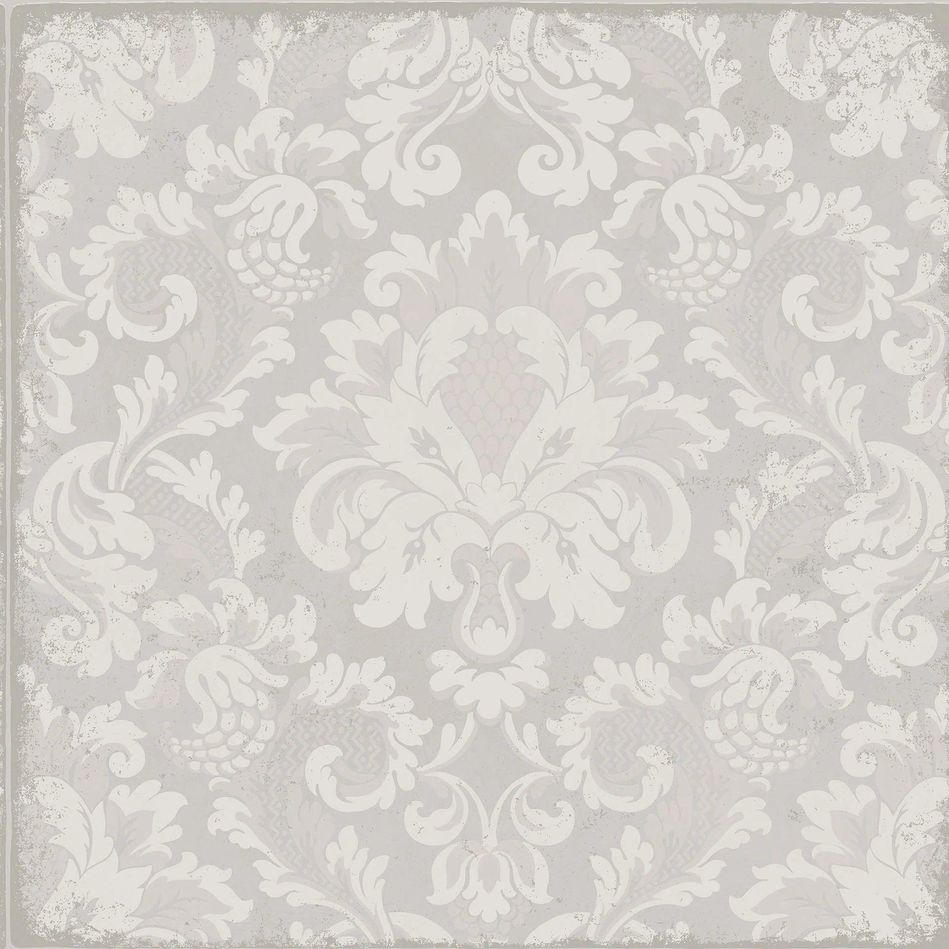 Tapeta MARIINSKY DAMASK - Stravinsky szary – Cole & Son