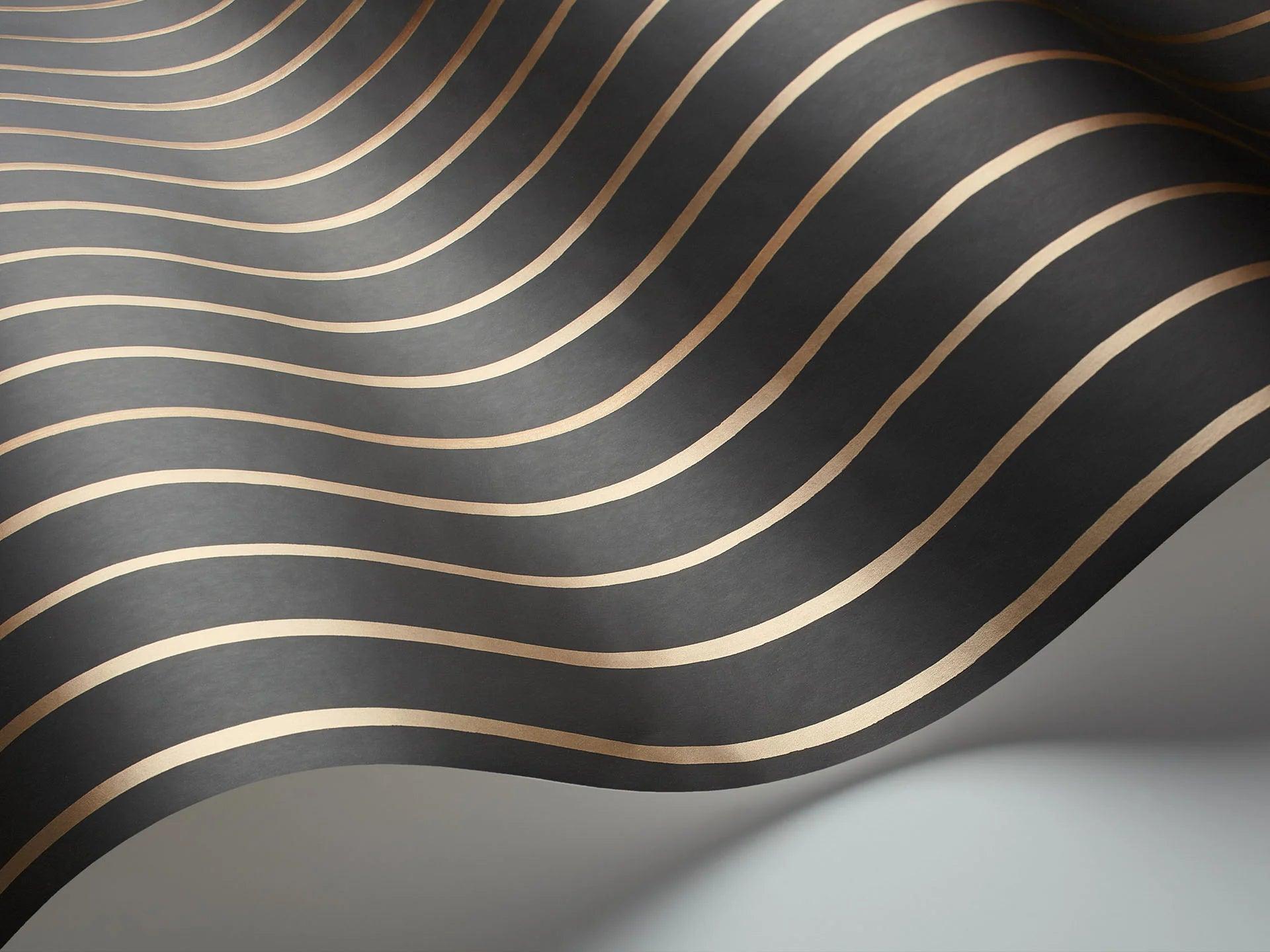 Tapeta MARQUEE STRIPES - College Stripe brązowy Cole & Son Eye on Design