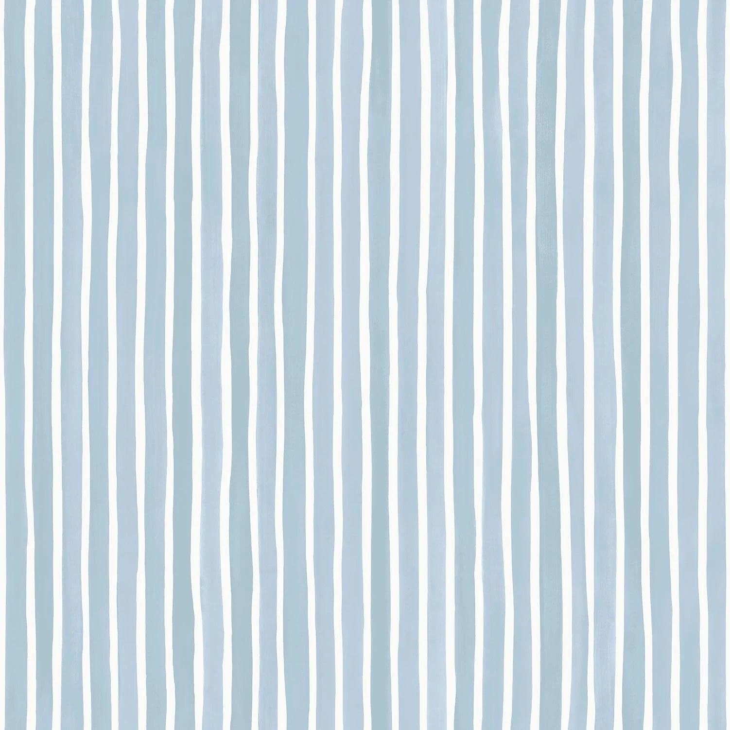 Tapeta MARQUEE STRIPES - Croquet Stripe niebieski – Cole & Son