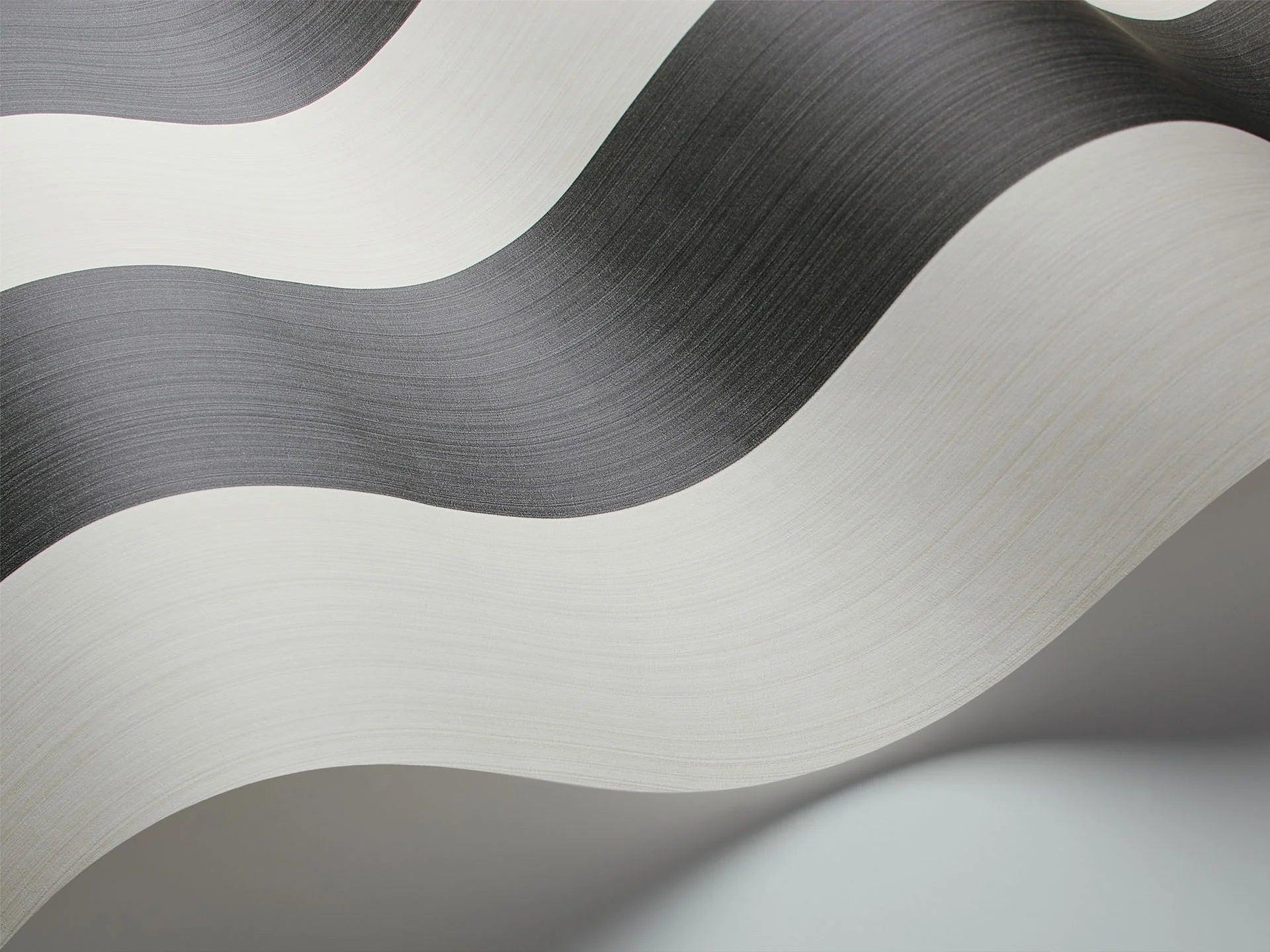 Tapeta MARQUEE STRIPES - Jaspe Stripe czarny Cole & Son Eye on Design