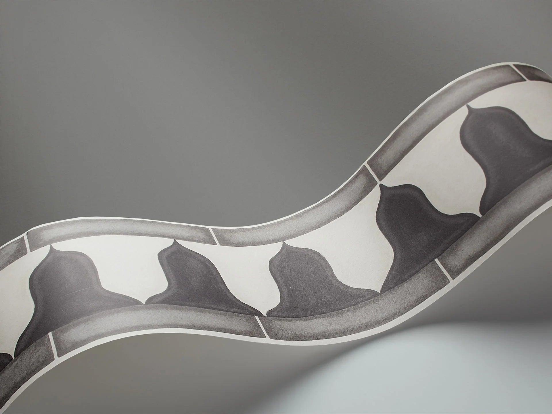 Tapeta MARTYN LAWRENCE BULLARD - Zellige Border szaro-beżowy Cole & Son Eye on Design