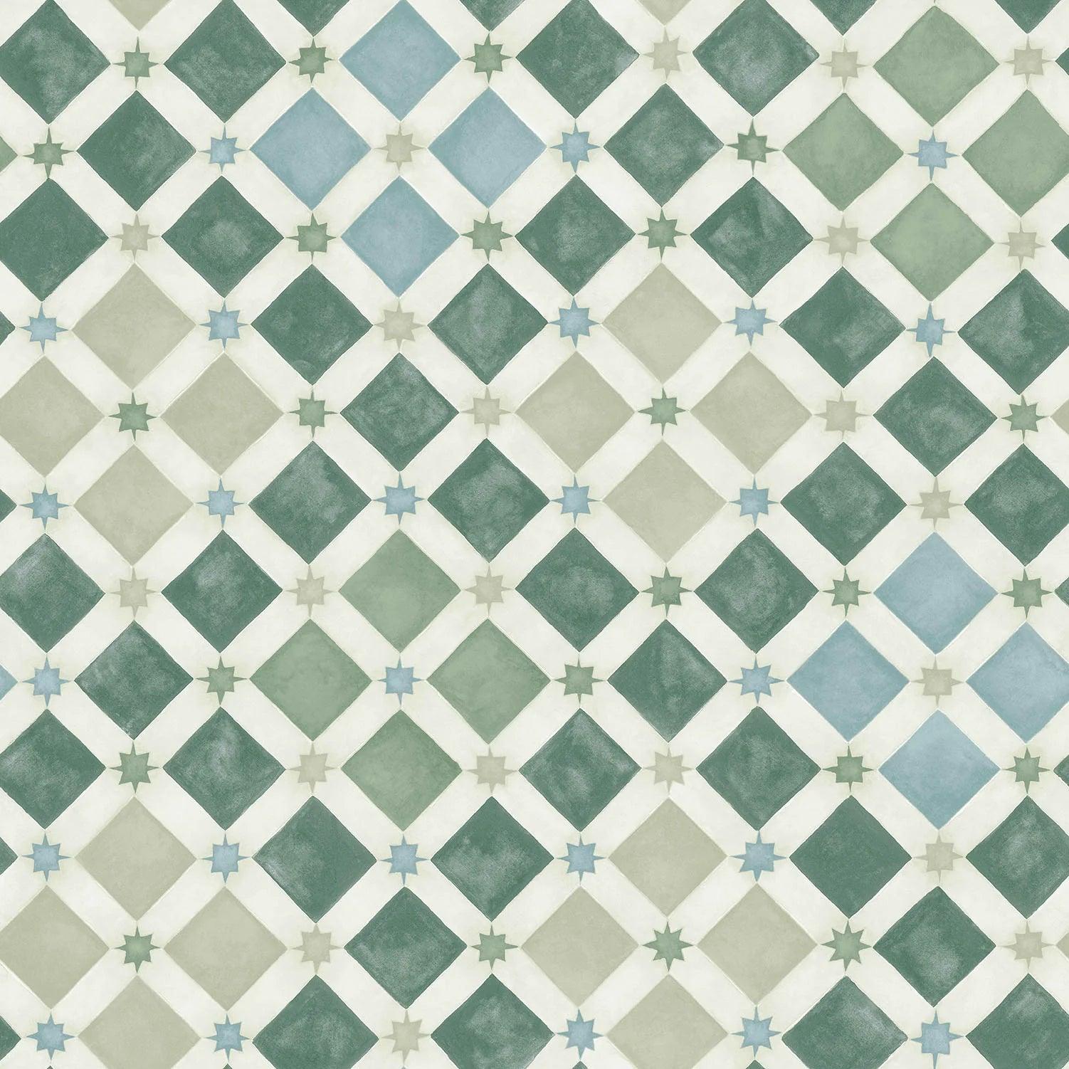 Tapeta MARTYN LAWRENCE BULLARD - Zellige zielony Cole & Son Eye on Design