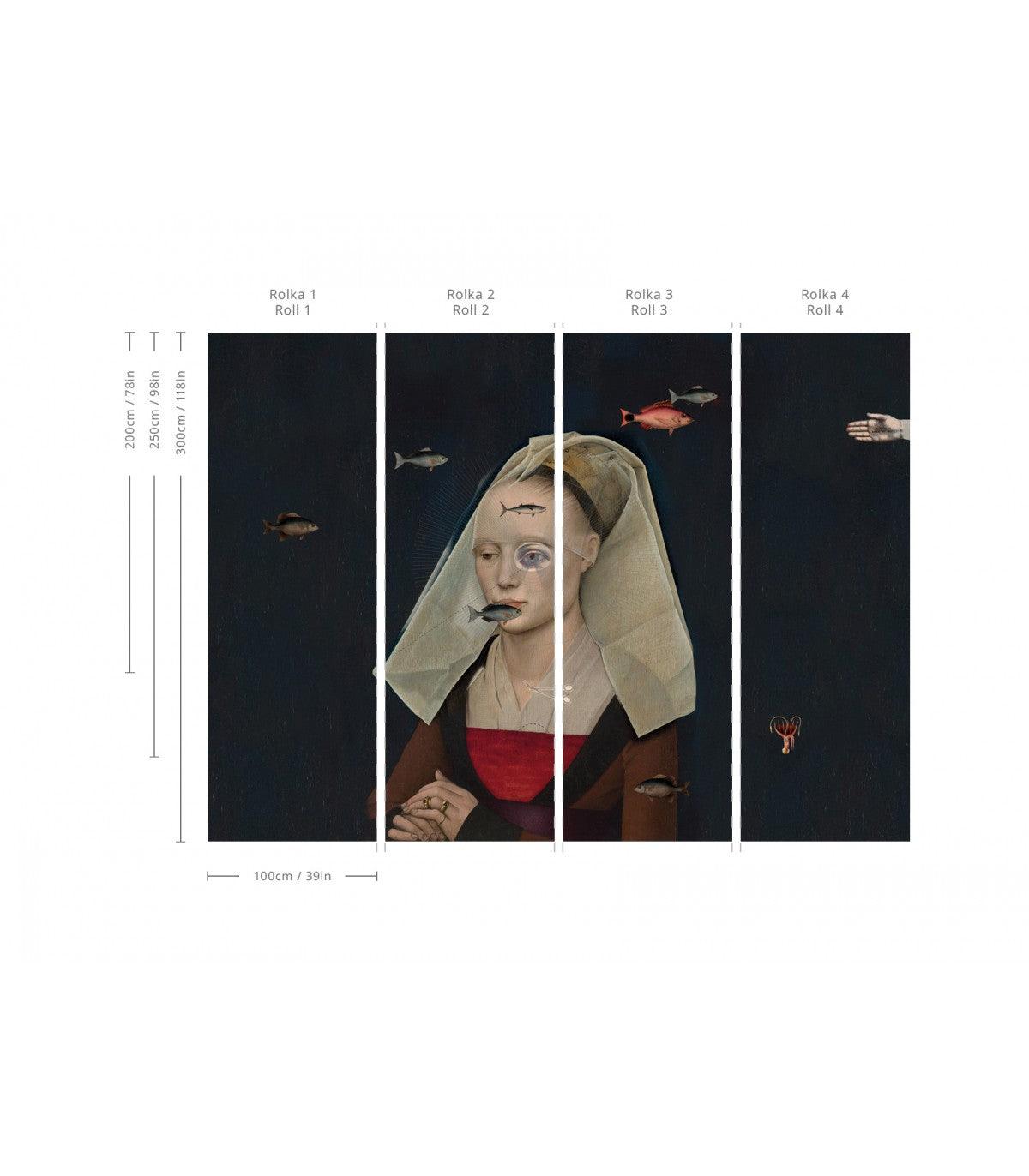 Tapeta NORDIC LADY Wallcolors Eye on Design