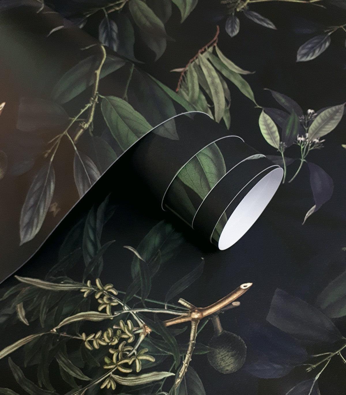 Tapeta OLIVE BRANCH GREEN Wallcolors Eye on Design