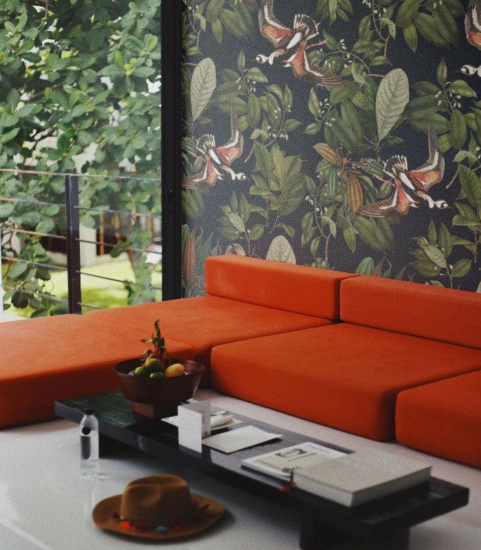 Tapeta ORANGE BIRD Wallcolors Eye on Design