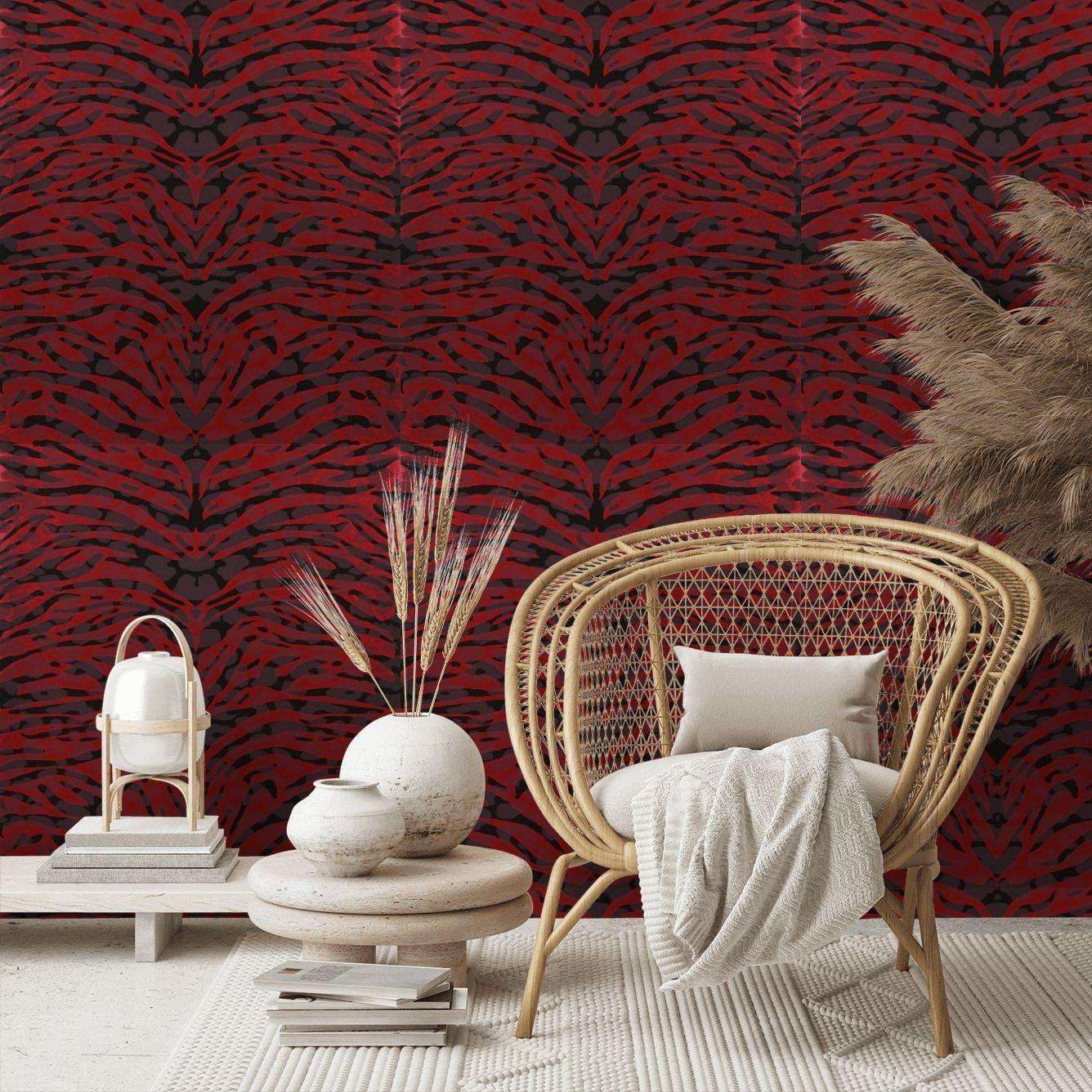 Tapeta PANTIGRE - PAPAYE czerwony Christian Lacroix Eye on Design