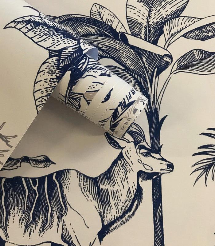 Tapeta POWER OF JUNGLE SEPIA Wallcolors Eye on Design