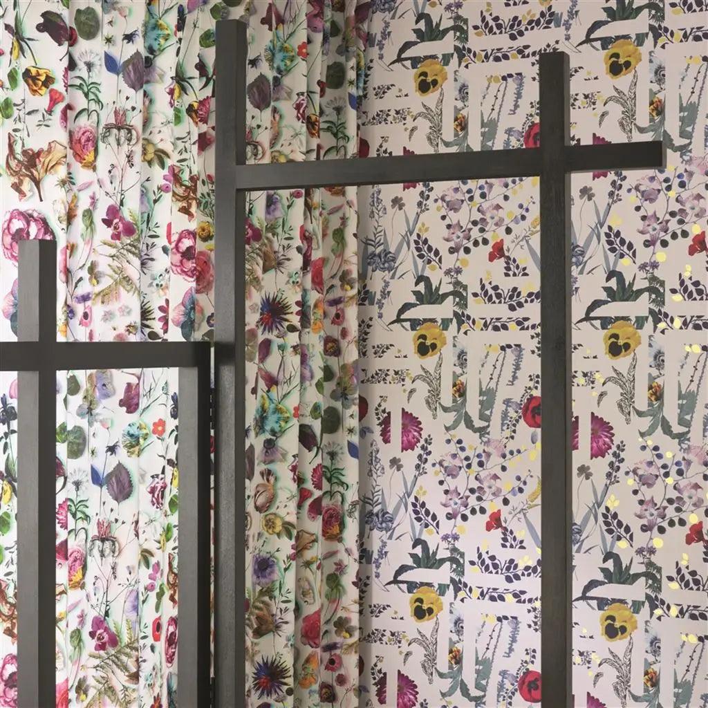 Tapeta PRIMAVERA LABYRINTHUM ARGENT szary Christian Lacroix Eye on Design