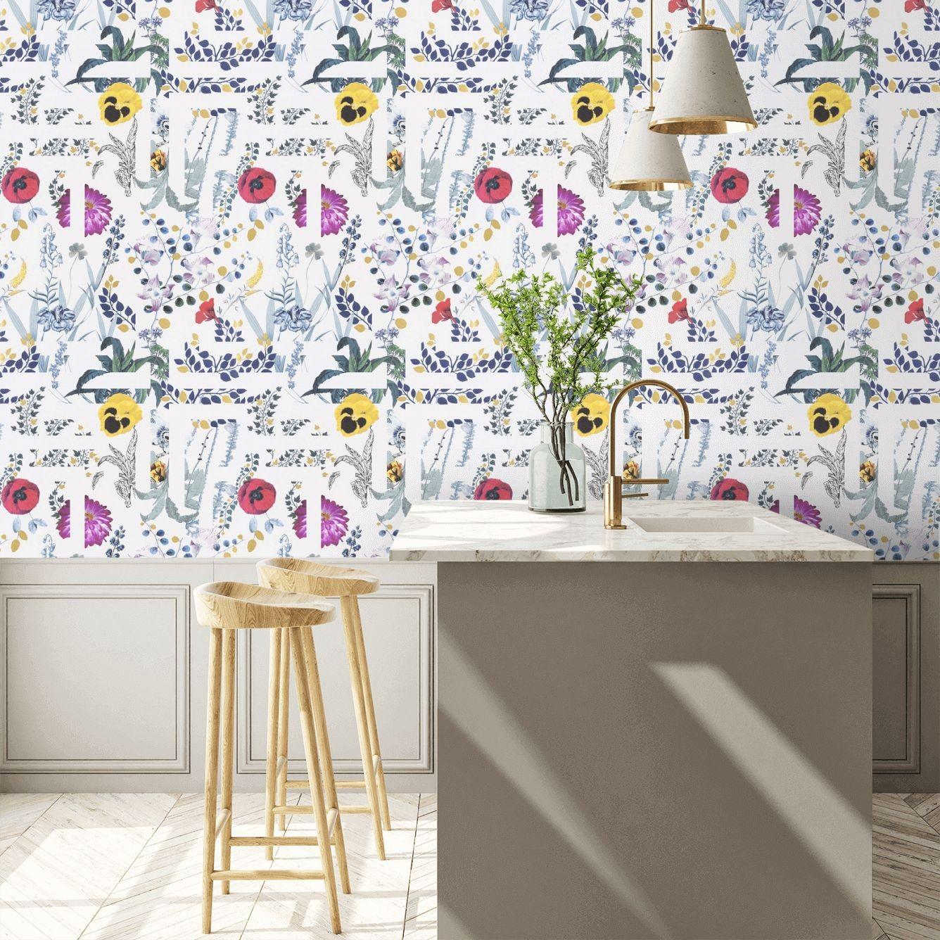 Tapeta PRIMAVERA LABYRINTHUM PERCE NEIGE biały Christian Lacroix Eye on Design