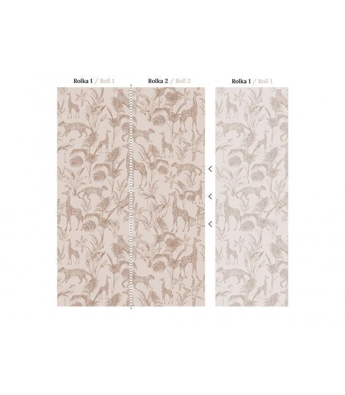 Tapeta SAFARI BEIGE Wallcolors Eye on Design