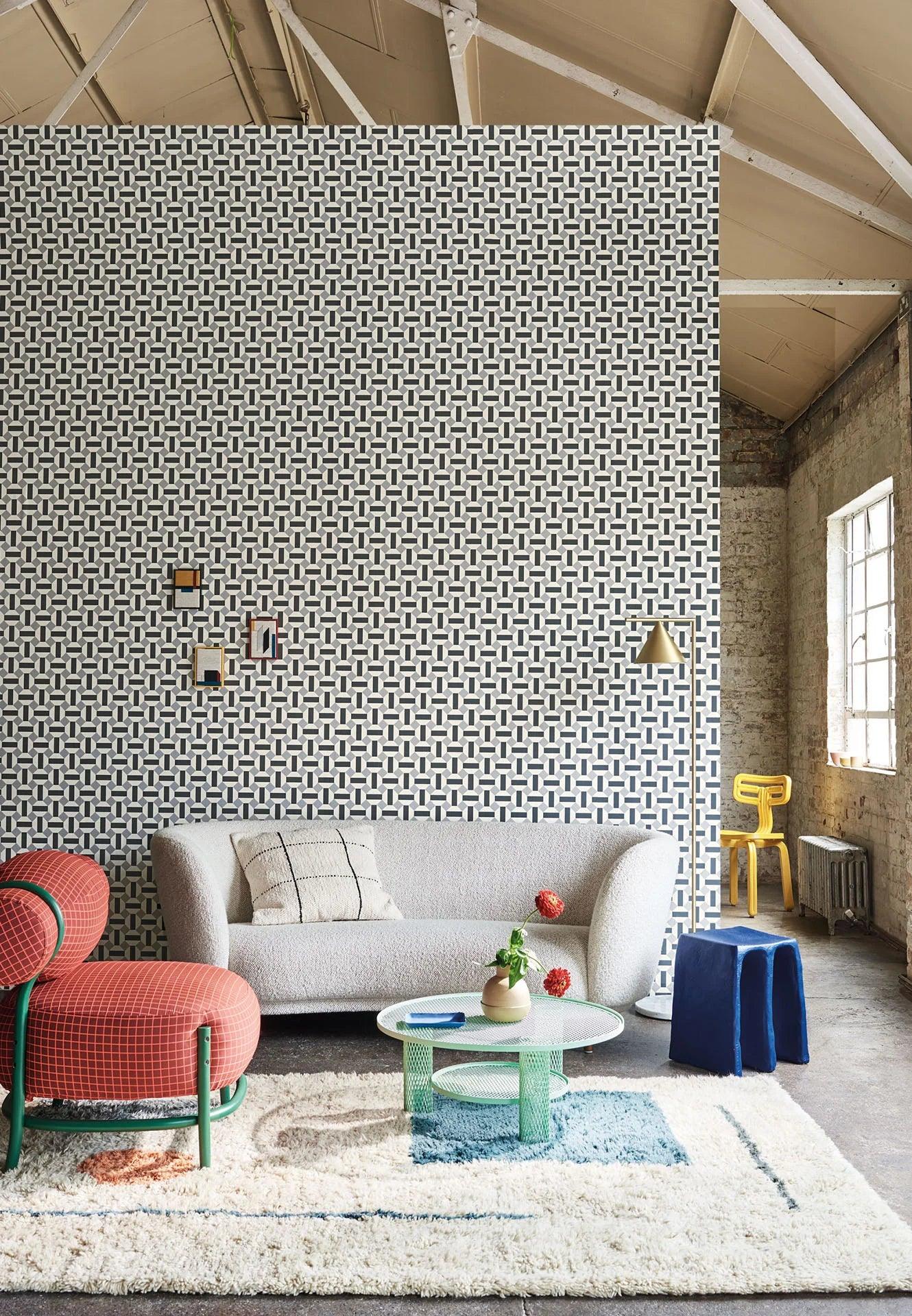 Tapeta SEVILLE - Alicatado szary Cole & Son Eye on Design