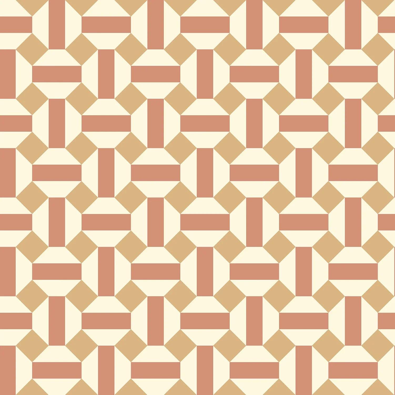 Tapeta SEVILLE - Alicatado terakota Cole & Son Eye on Design