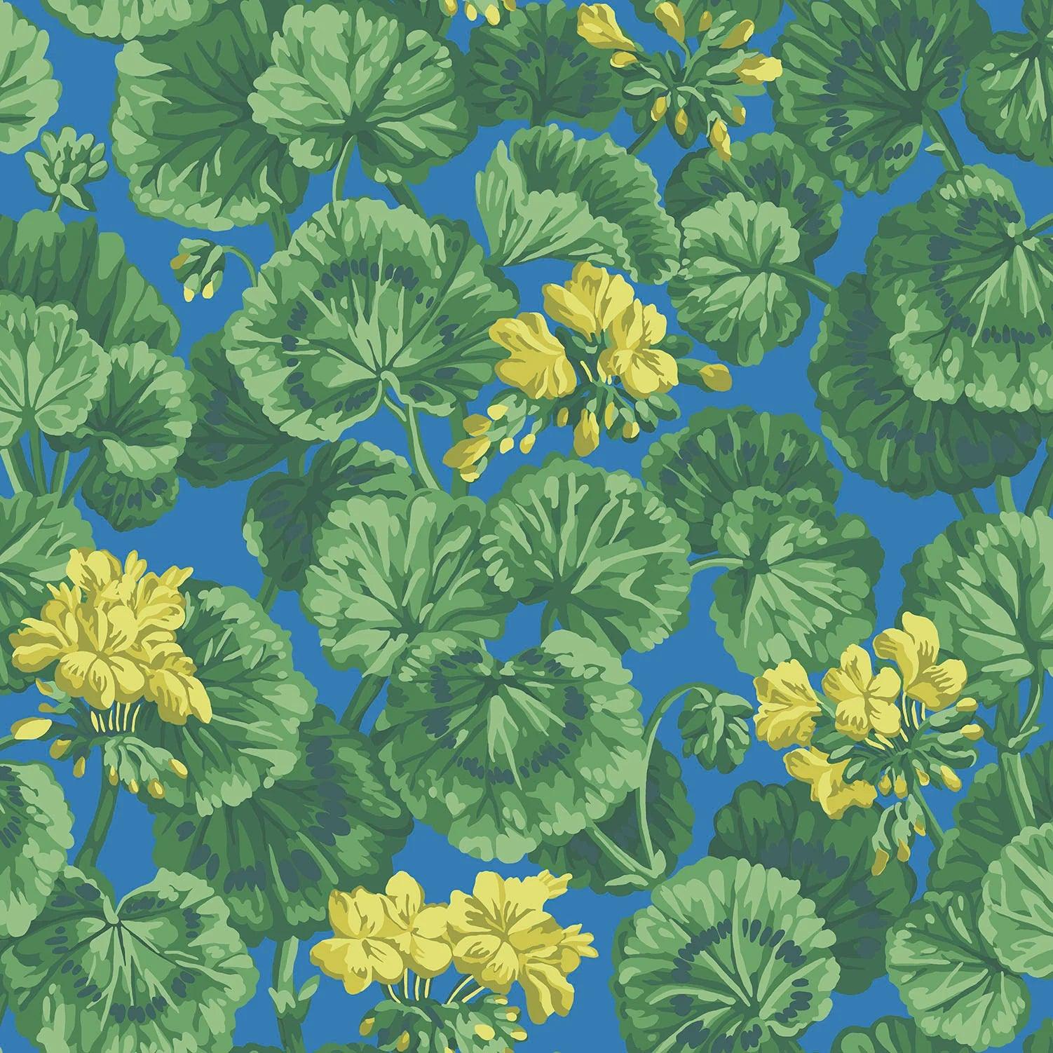 Tapeta SEVILLE - Geranium niebieski z zielonym – Cole & Son