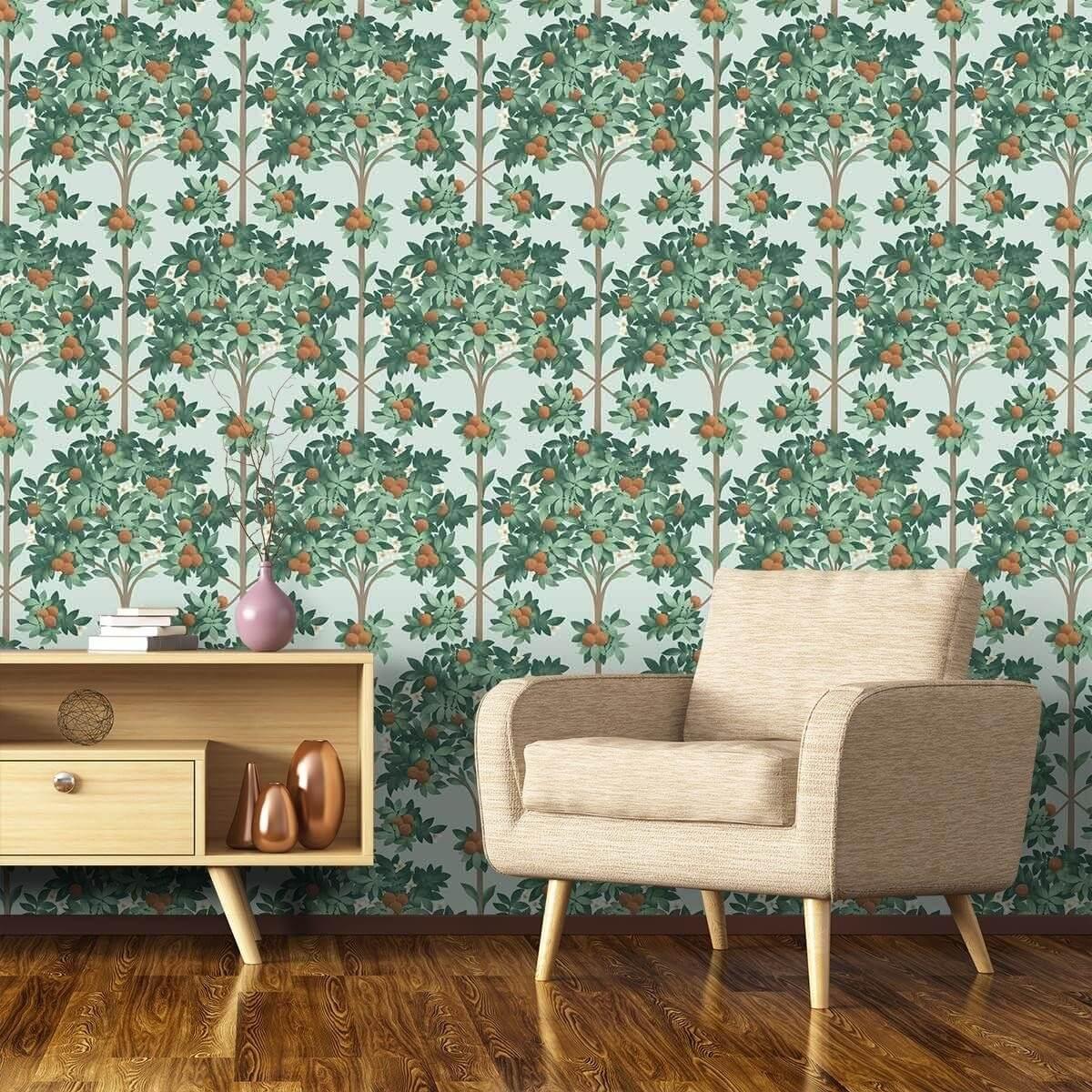 Tapeta SEVILLE - Orange Blossom na ścianę