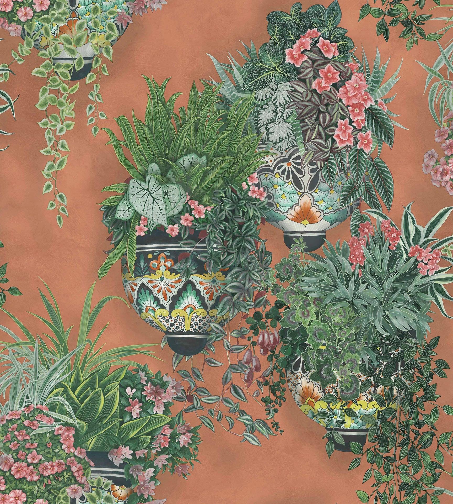 Tapeta SEVILLE - Talavera terakota – Cole & Son