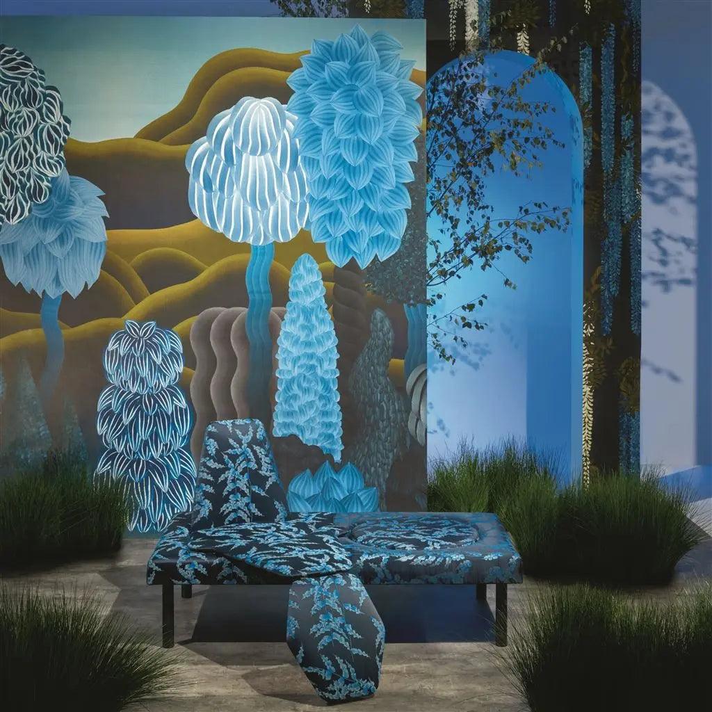 Tapeta SONGE D ETE MARAIS niebieski Christian Lacroix Eye on Design