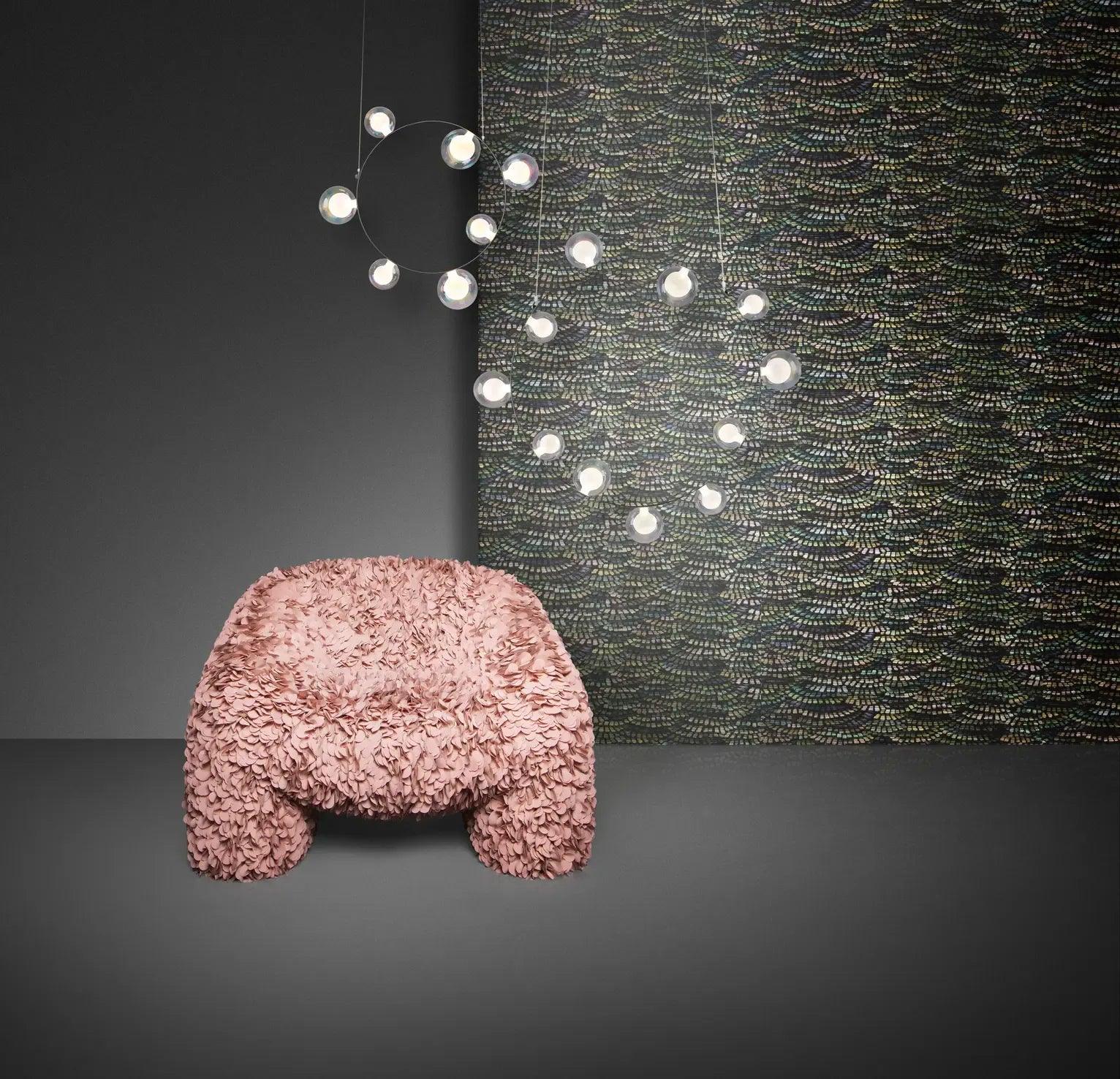 Tapeta tekstylna DANDELION CRANES - FOLIAGE Arte Eye on Design