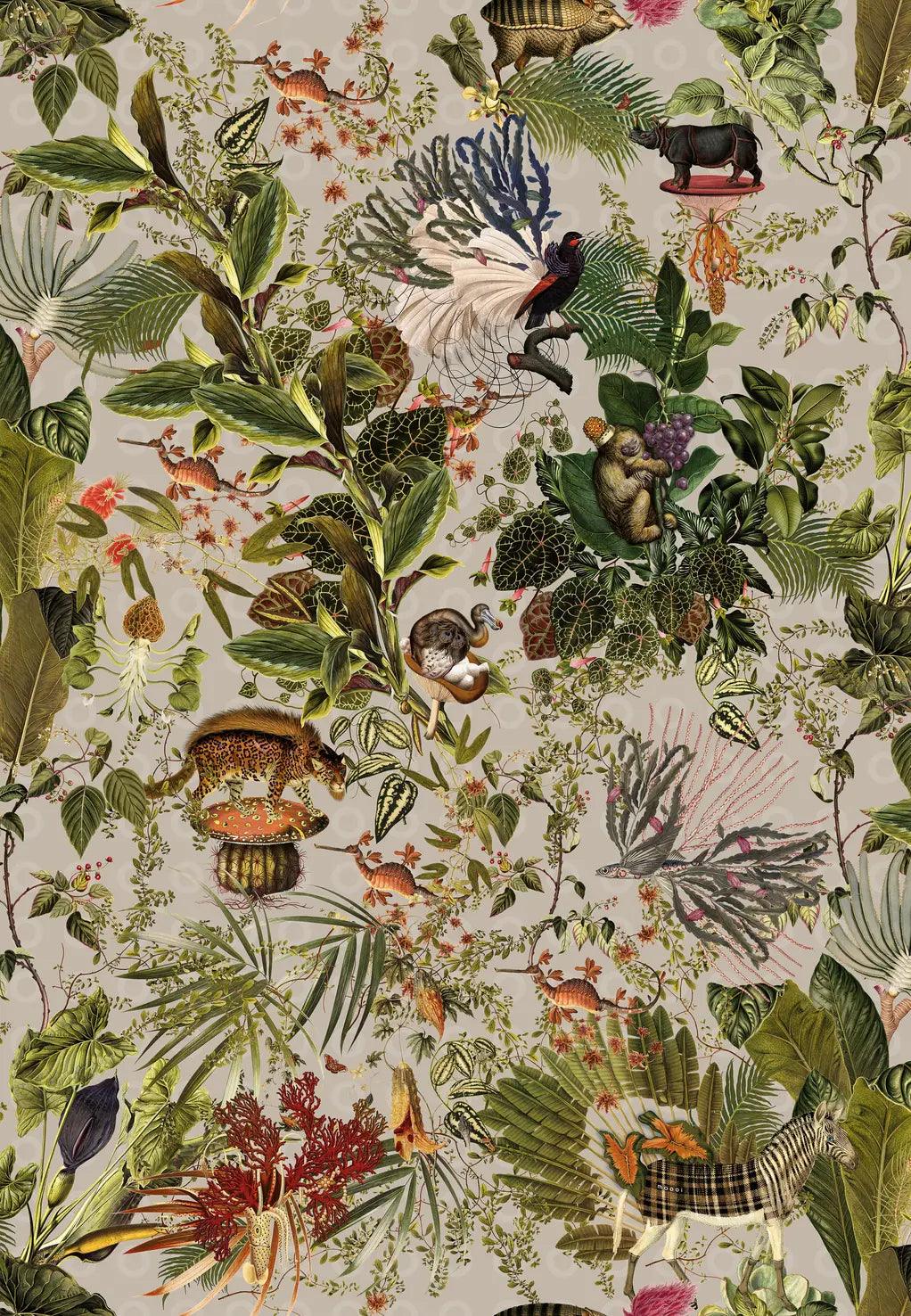 Tapeta tekstylna MENAGERIE OF EXTINCT ANIMALS - CLOUD – Arte