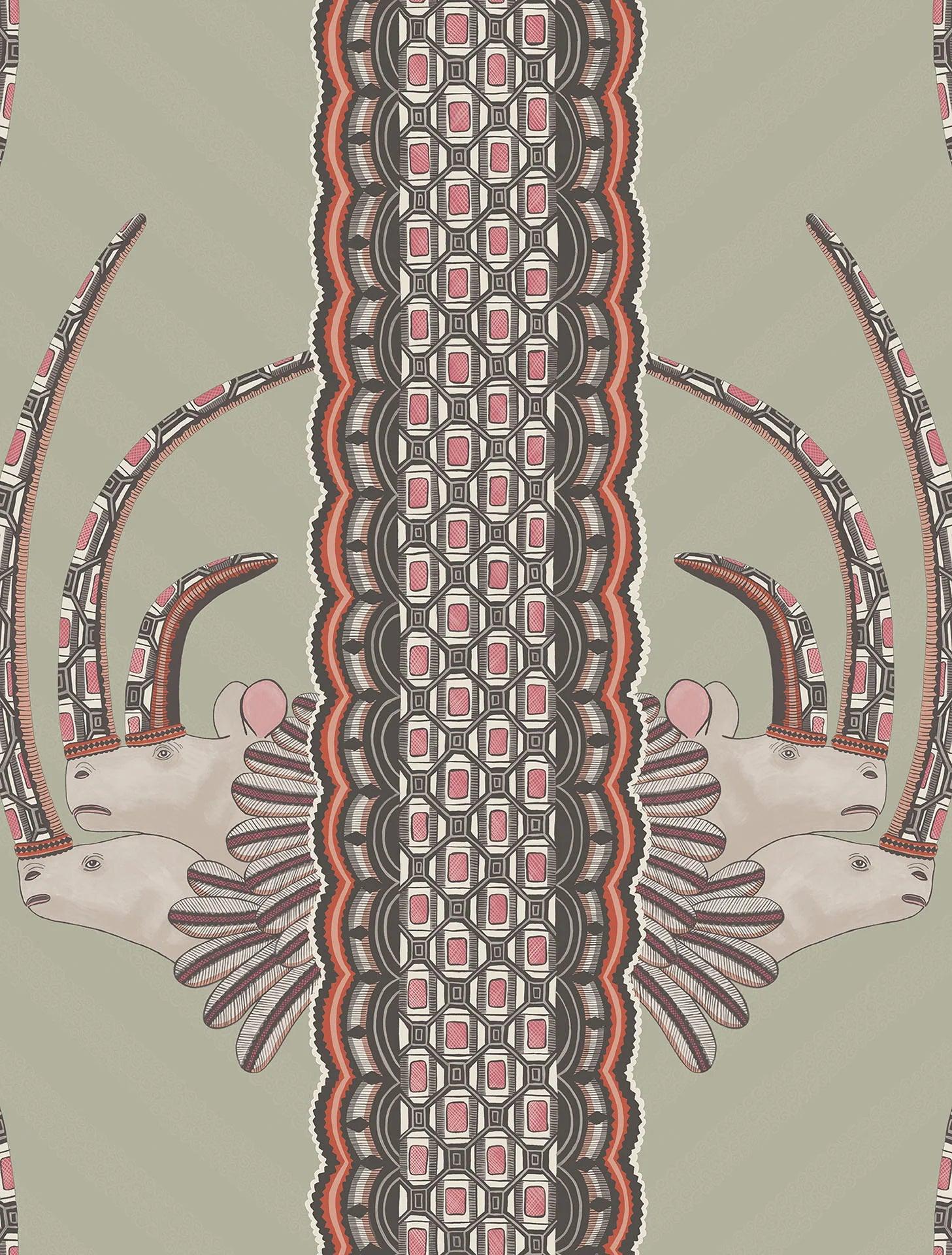 Tapeta THE ARDMORE COLLECTION - Jabu oliwkowy Cole & Son Eye on Design