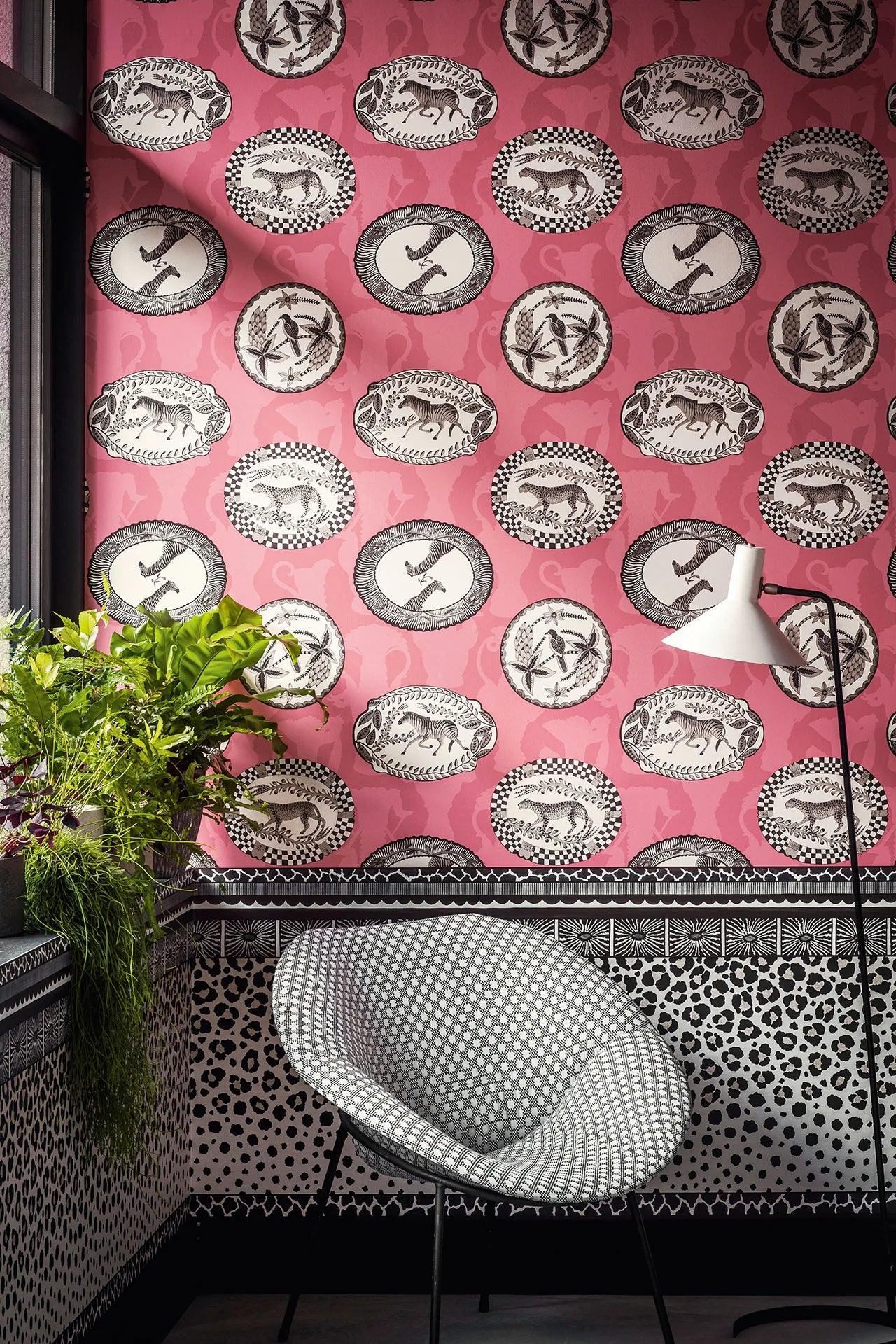 Tapeta THE ARDMORE COLLECTION - Matrinah różowy Cole & Son Eye on Design