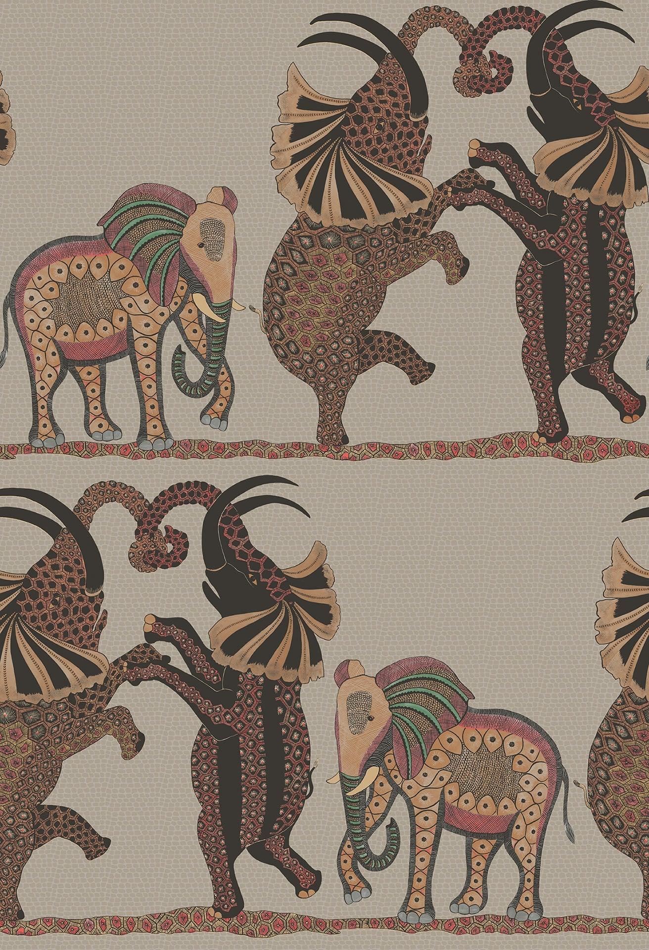 Tapeta THE ARDMORE COLLECTION - Safari Dance beżowy – Cole & Son