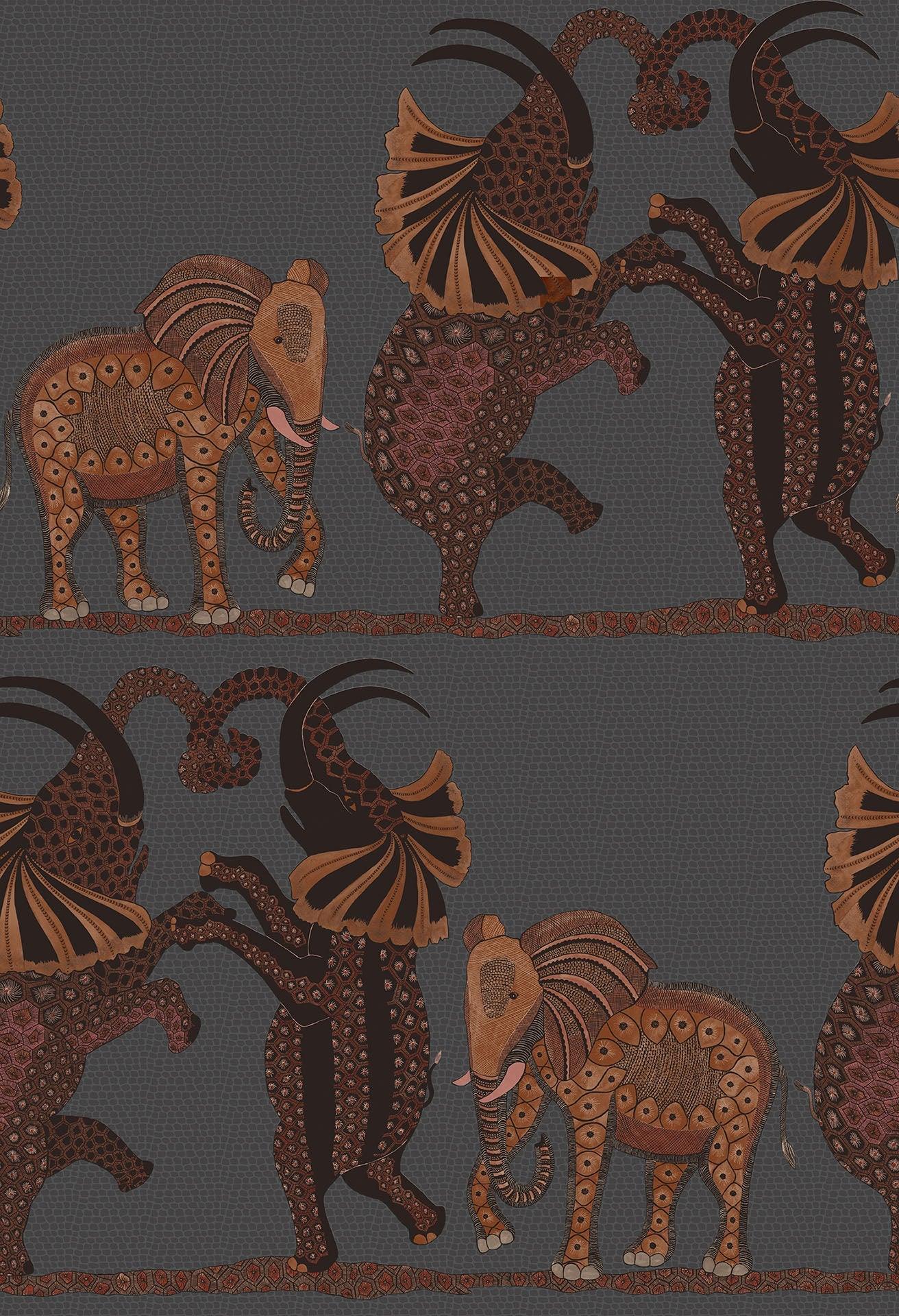 Tapeta THE ARDMORE COLLECTION - Safari Dance grafitowy Cole & Son Eye on Design