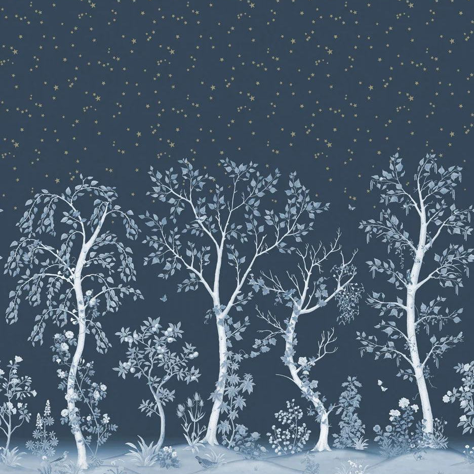 Tapeta THE GARDENS - Seasonal Woods granatowy Cole & Son Eye on Design