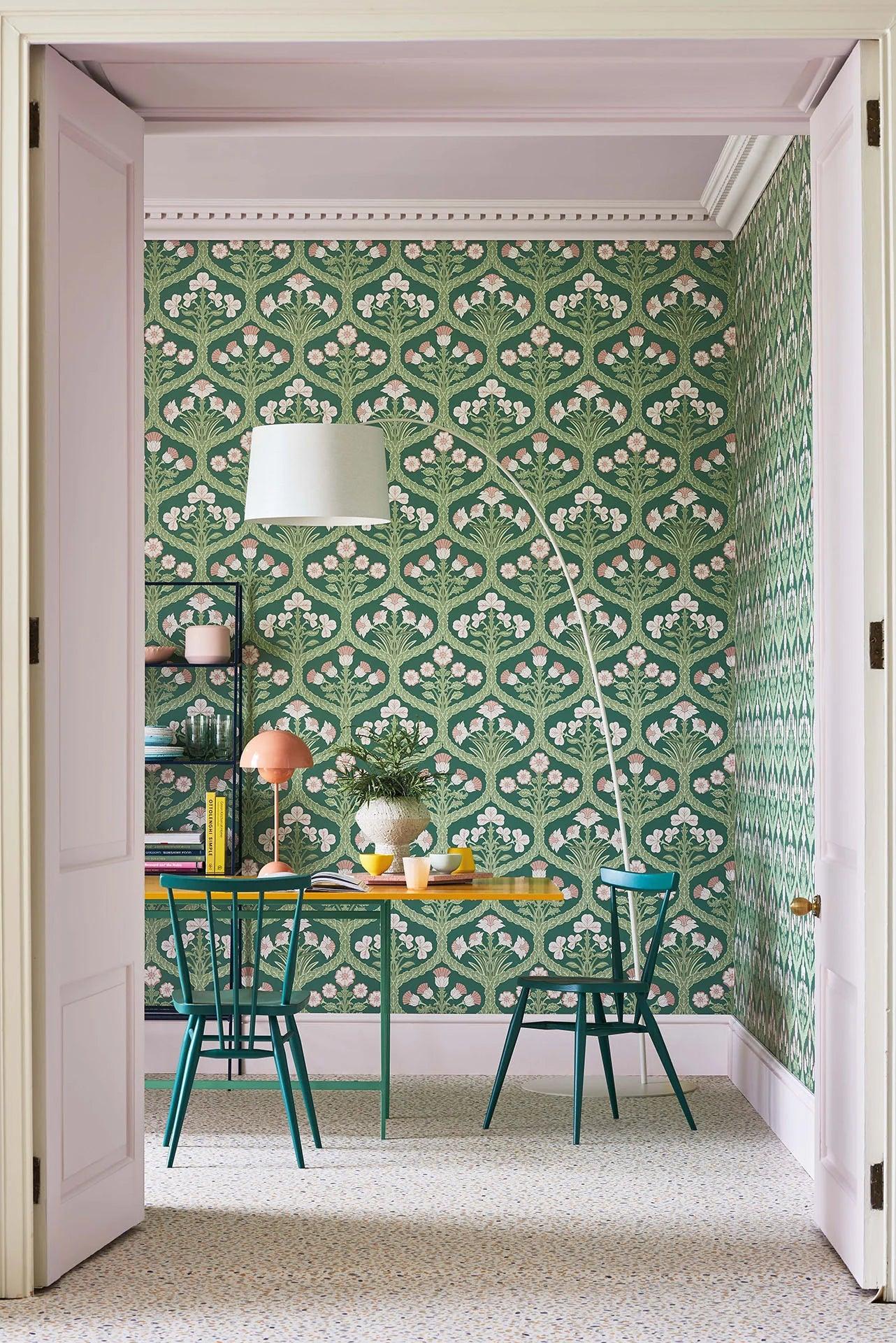 Tapeta THE PEARWOOD COLLECTION - Floral Kingdom zielony Cole & Son Eye on Design