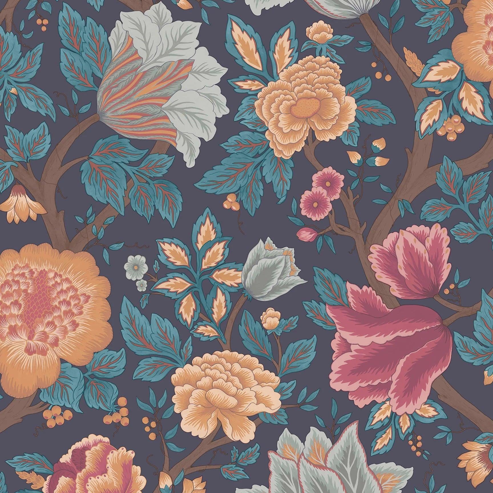 Tapeta THE PEARWOOD COLLECTION - Midsummer Bloom terakota Cole & Son Eye on Design
