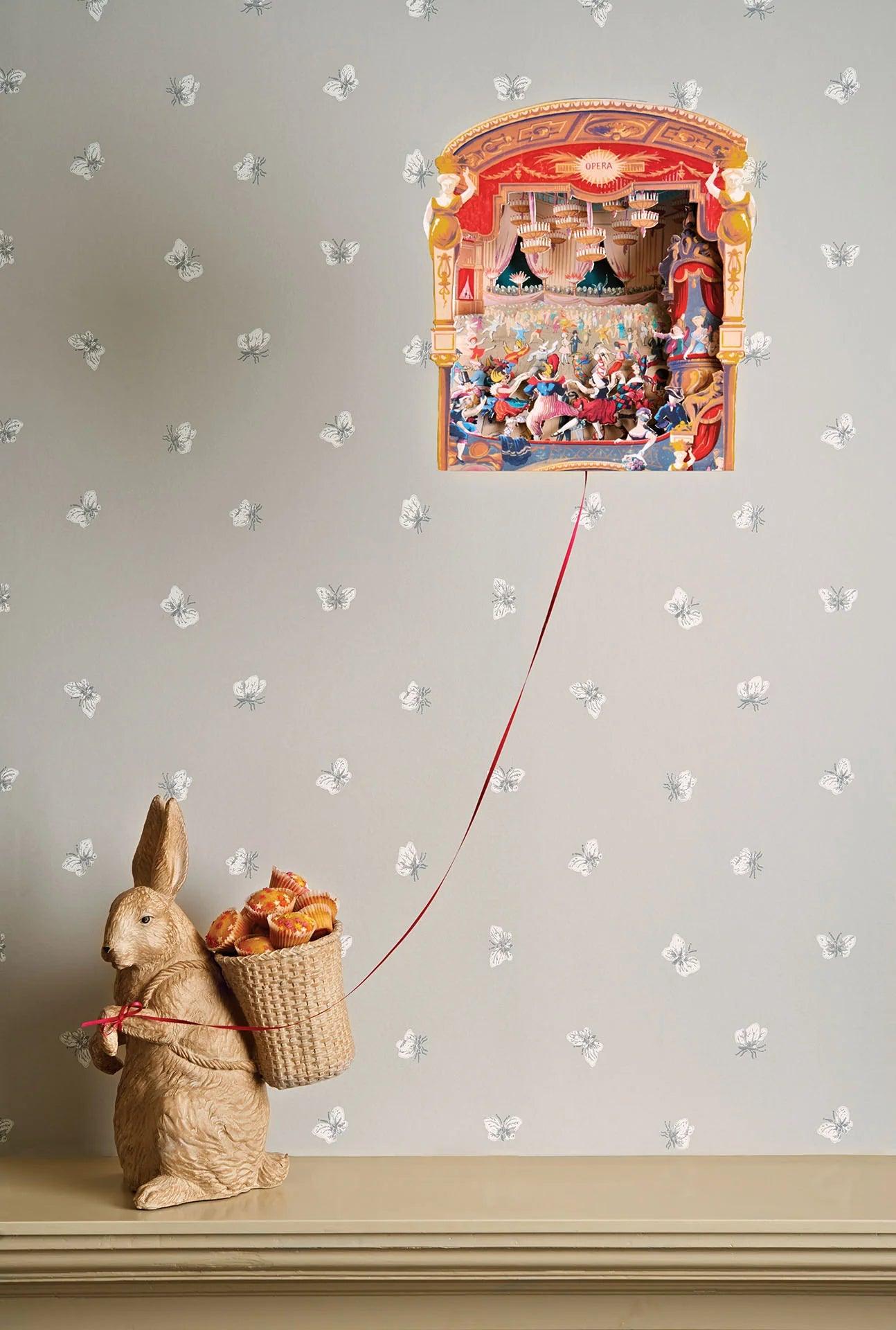 Tapeta WHIMSICAL - Peaseblossom szary Cole & Son Eye on Design