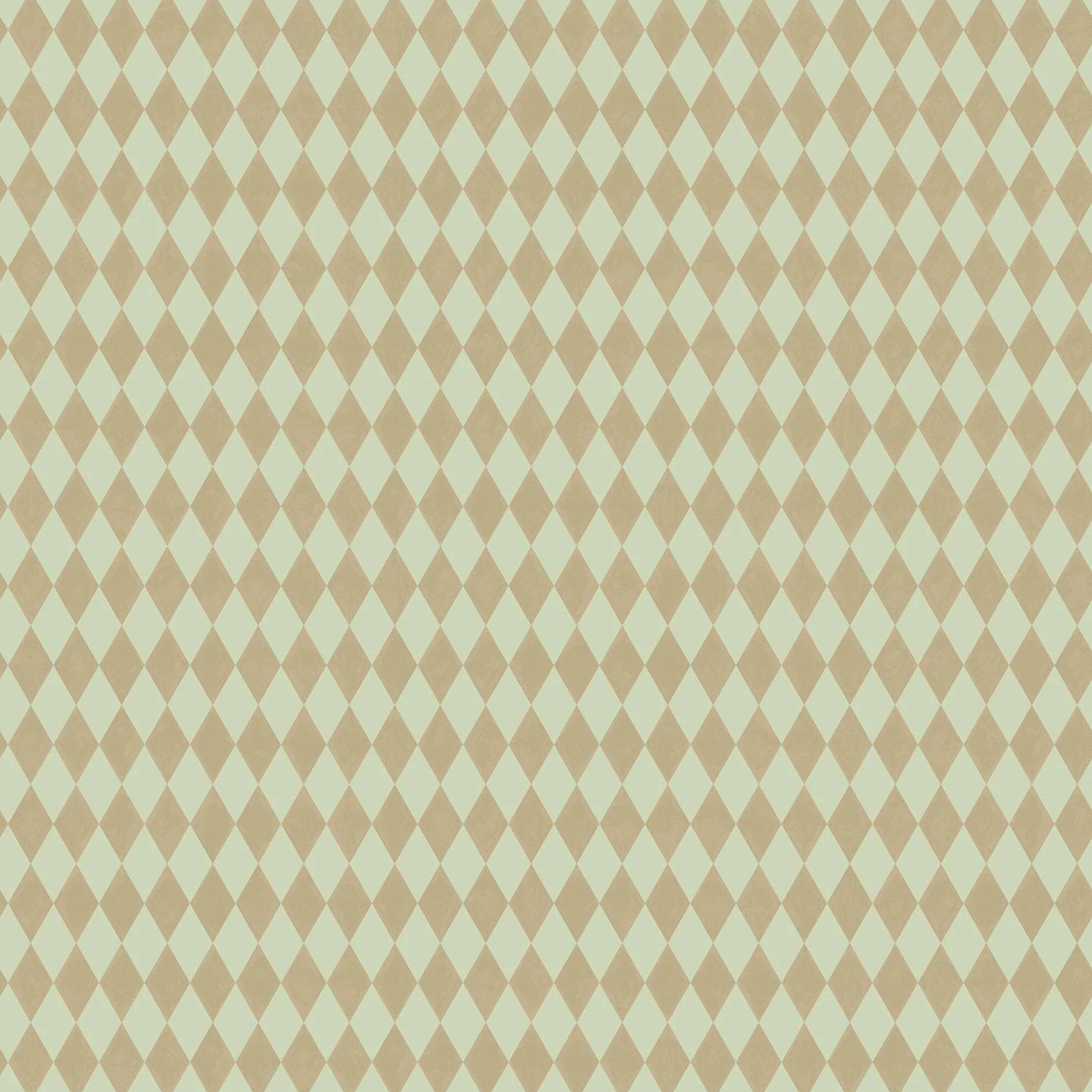 Tapeta metaliczna z geometrycznym wzorem WHIMSICAL - Titania zielony – Cole & Son